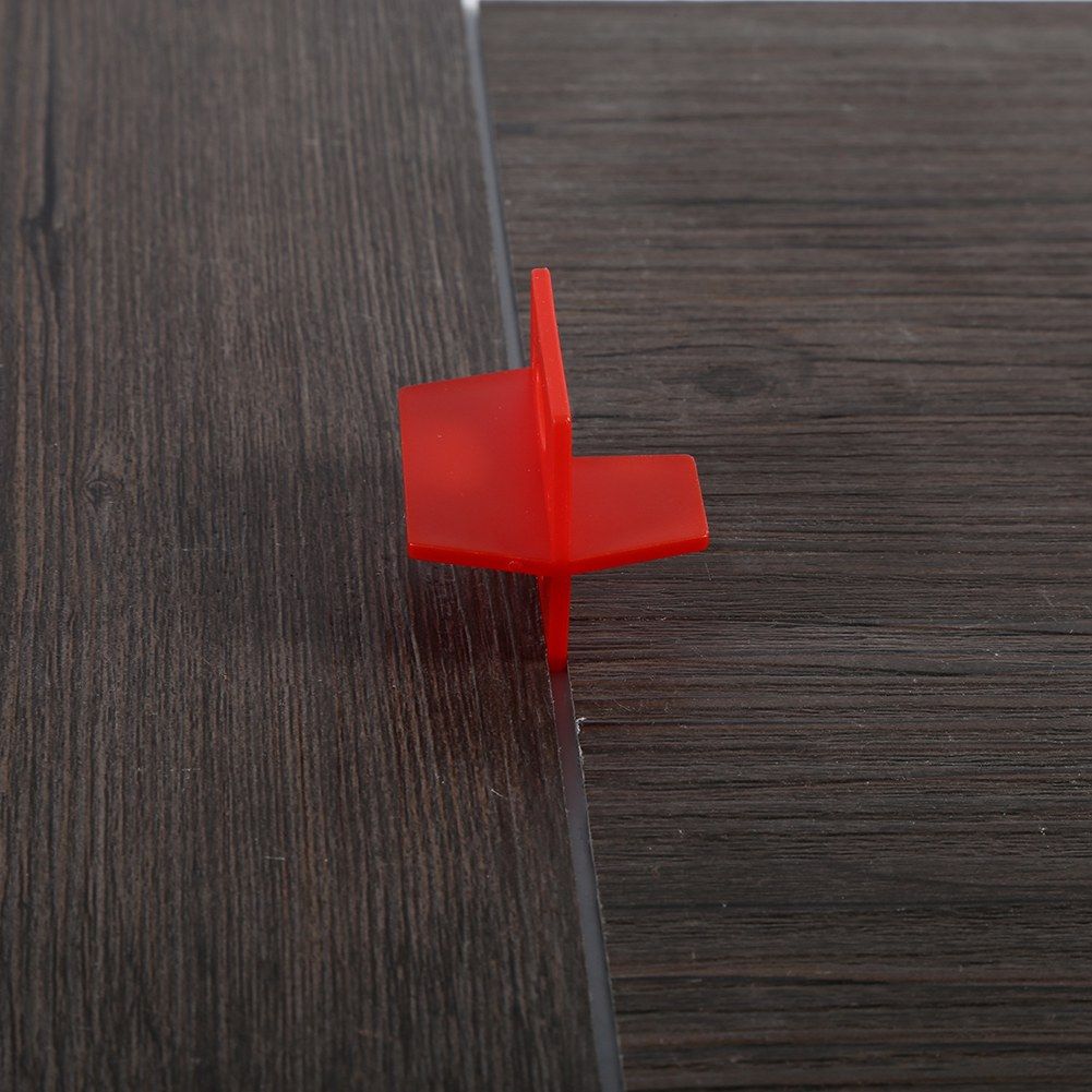 50Pcs 1/16'' Tile Leveling System Red 3 Side Spacer Cross And T Shape Ceramic view 6