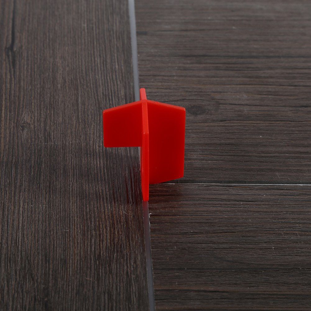 50Pcs 1/16'' Tile Leveling System Red 3 Side Spacer Cross And T Shape Ceramic view 8