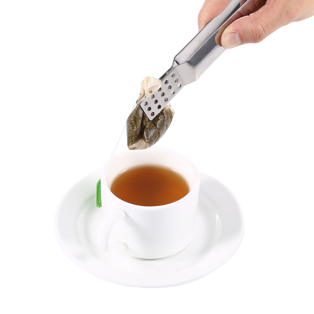 Stainless Steel Kitchen Clamp Tong Tea Bag Tong Food Clamp Cooking Tool view 5