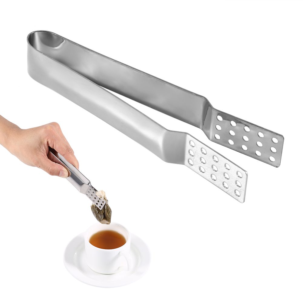 Stainless Steel Kitchen Clamp Tong Tea Bag Tong Food Clamp Cooking Tool view 8