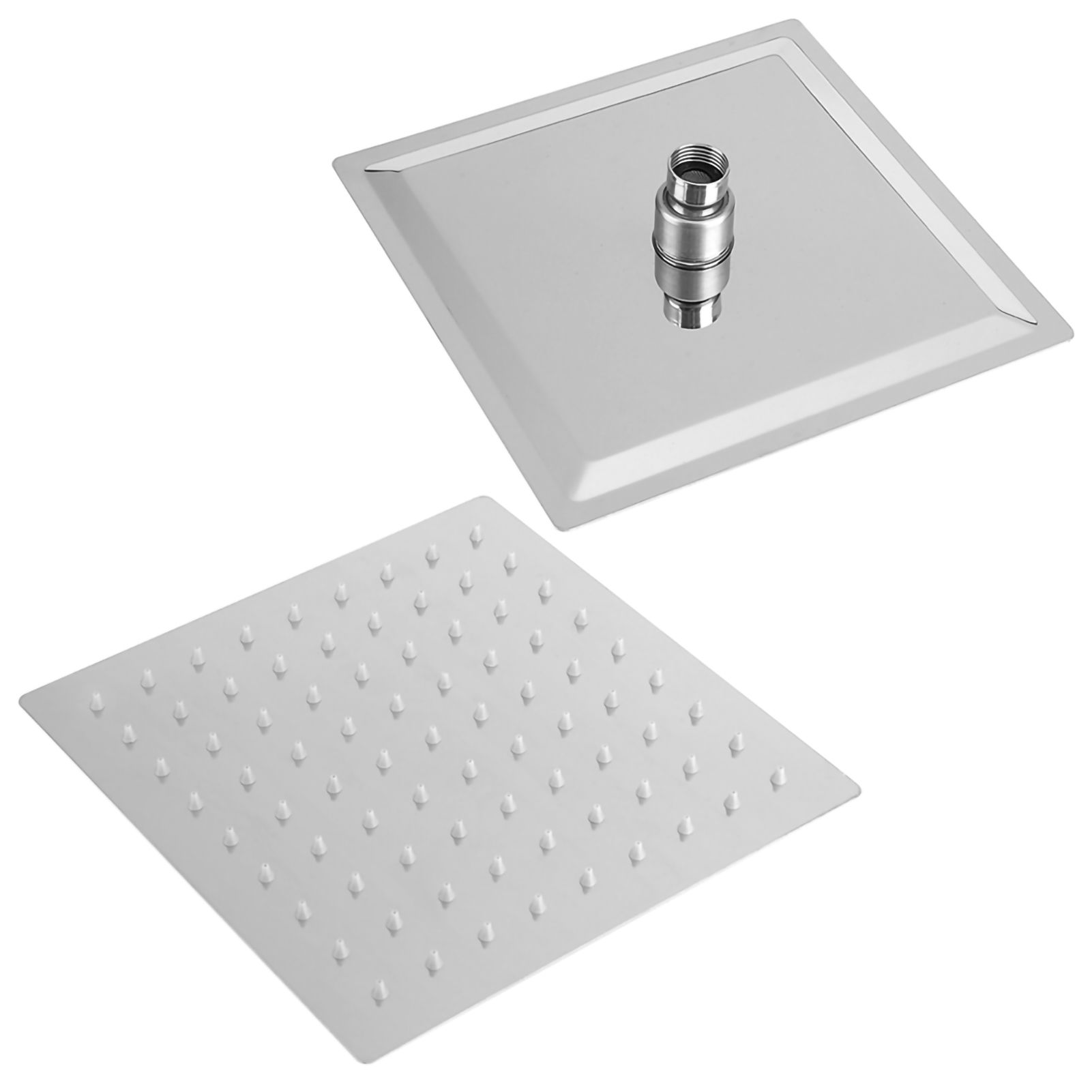 1Pc Modern Square Stainless Steel Rainfall Rain Shower Head Bathroom Top Sprayer view 10