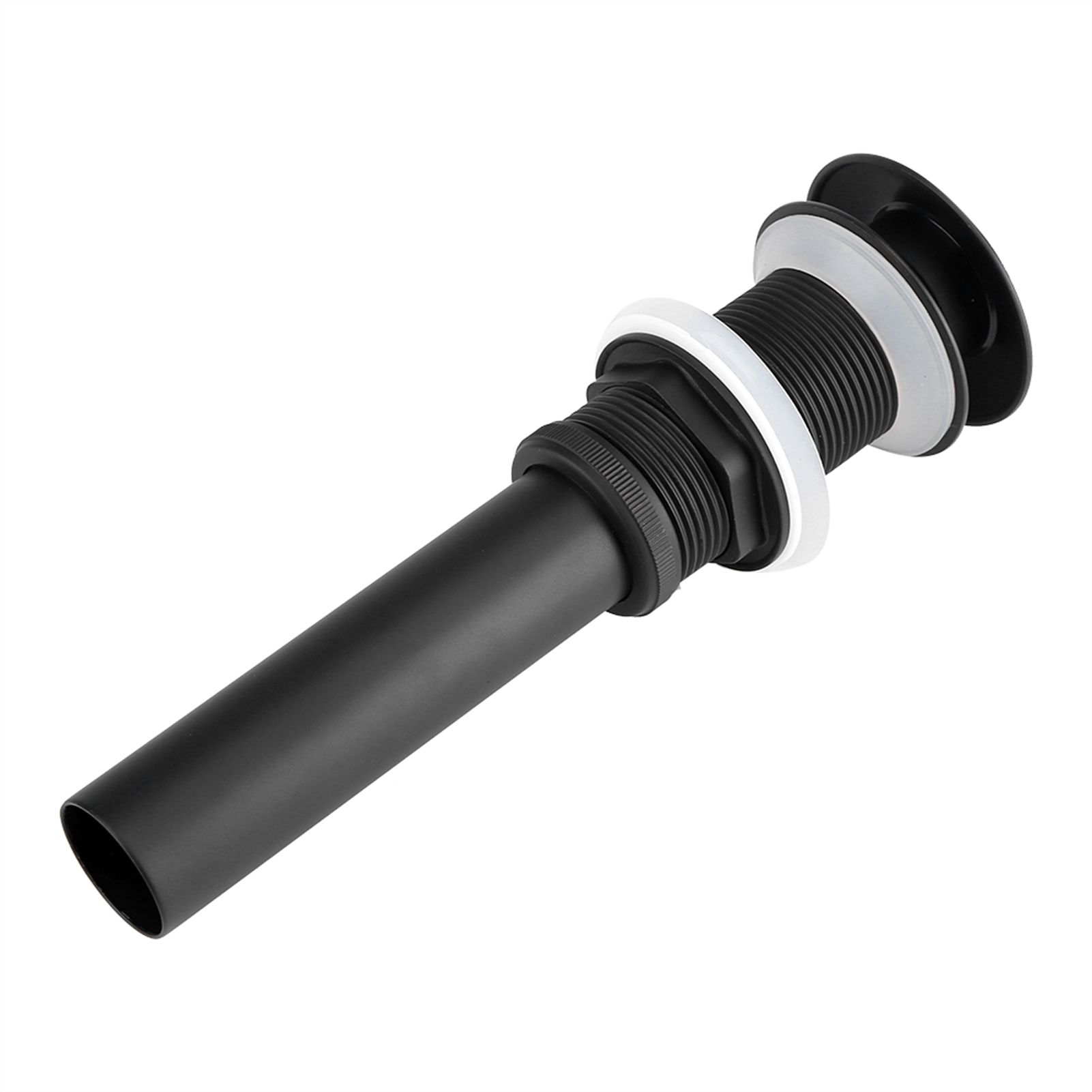 Kitchen Bathroom Basin Sink Solid Brass Popup Drain Stopper Black view 3