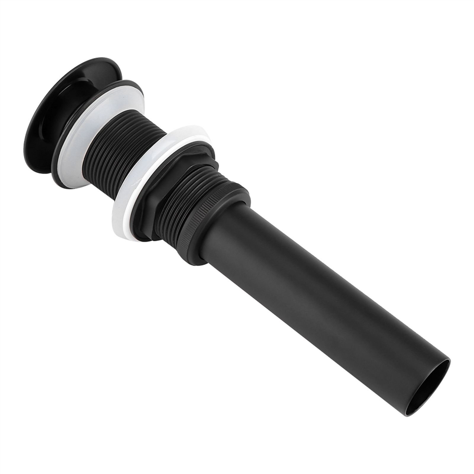 Kitchen Bathroom Basin Sink Solid Brass Popup Drain Stopper Black view 4