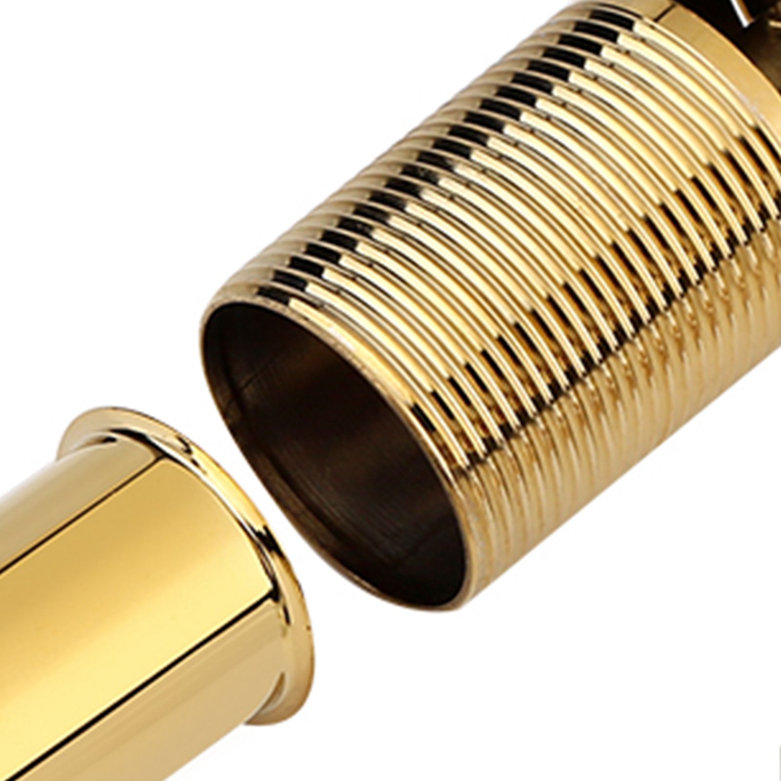 Kitchen Bathroom Basin Sink Solid Brass Pop Up Drain Stopper with Overflow view 14