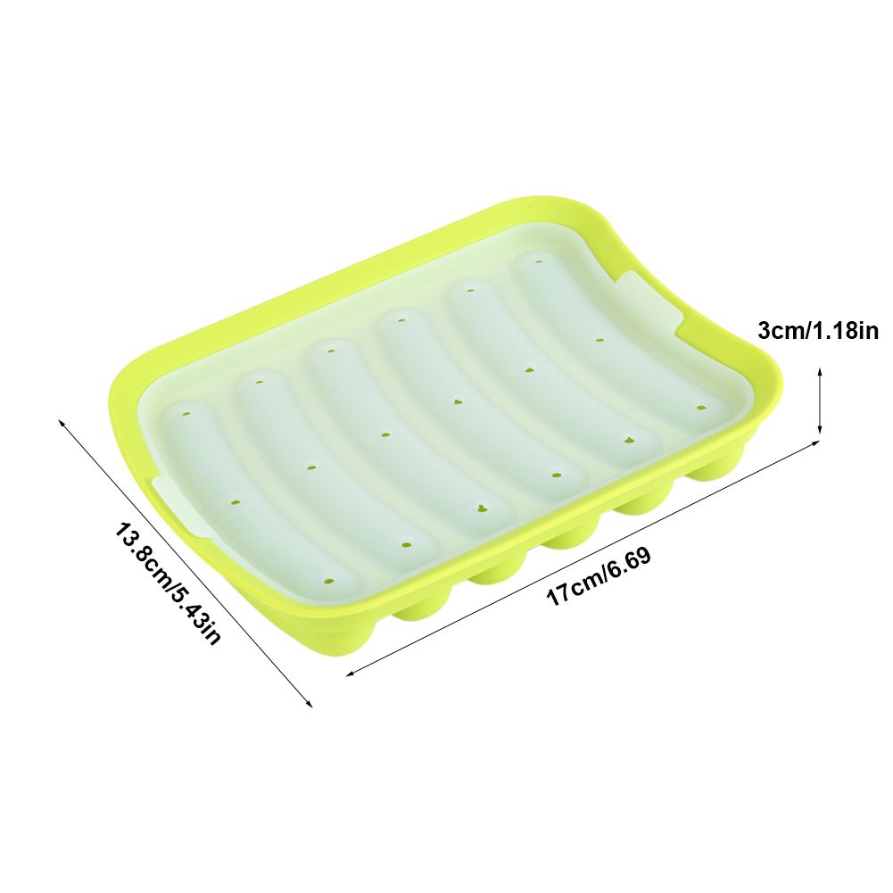 Silicone Sausage Hot Dog Making Mold With 6 Cavity DIY Cake Baking Kitchen view 6