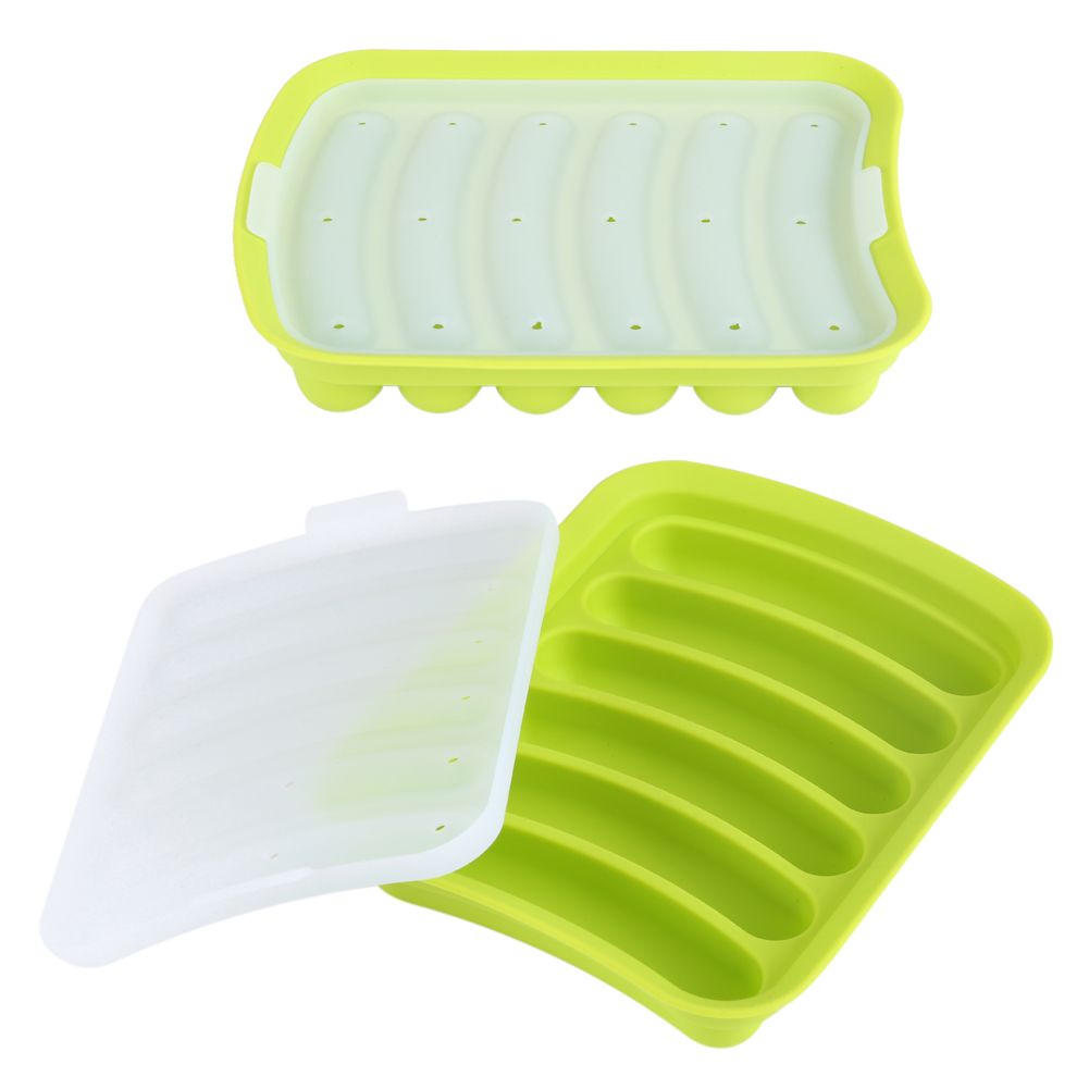 Silicone Sausage Hot Dog Making Mold With 6 Cavity DIY Cake Baking Kitchen view 10