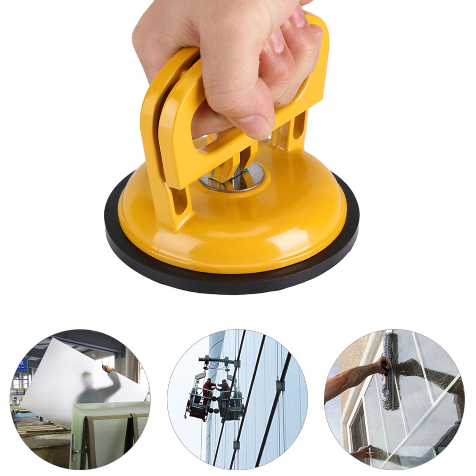 Aluminium Alloy Single Plate Suction Cup Glass Lifter Mover Dent Repair Puller Pad view 11