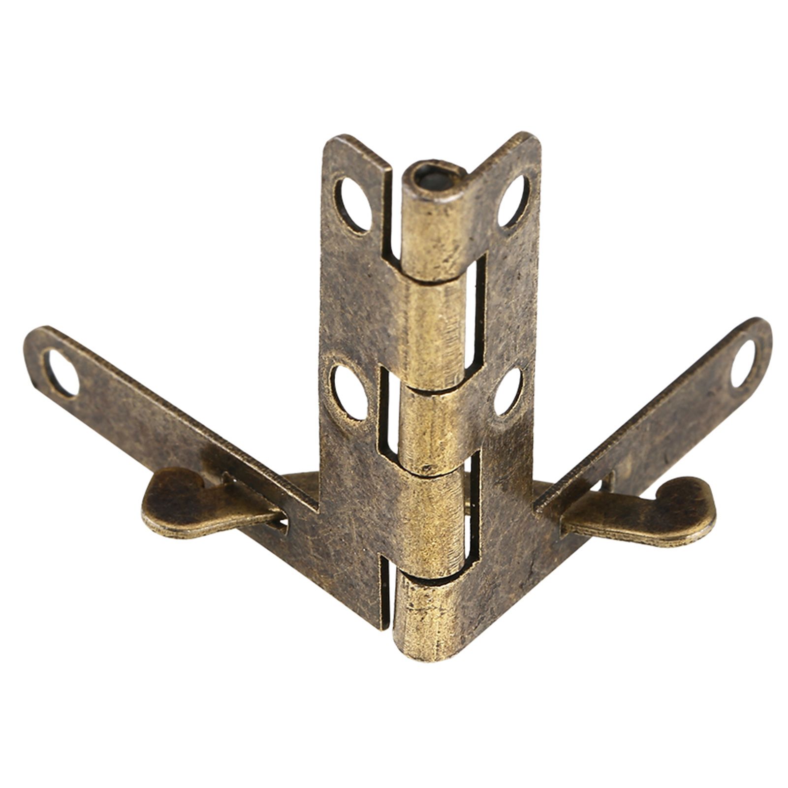 20pcs 90° Angle Support Spring Hinge for Small Jewelry Wine Case Watch Box view 5