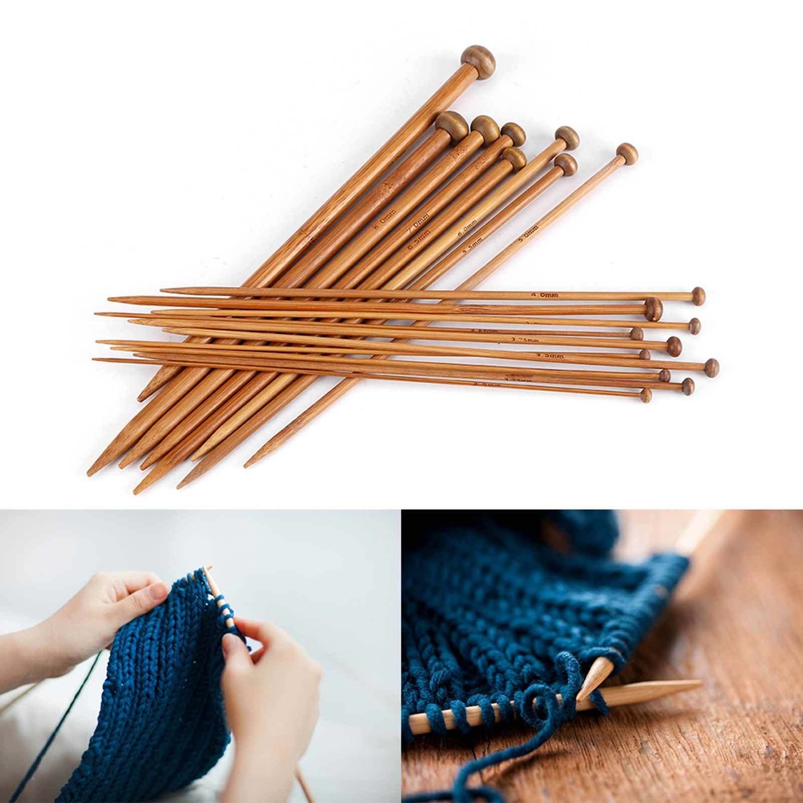 Bamboo Knitting Needles Set view 11