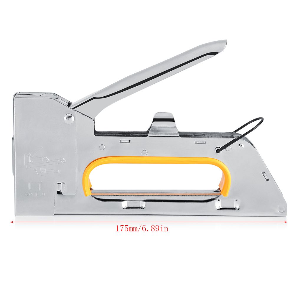 Stainless Steel Construction Manual Staple Gun Furniture Stapler to Hold 1008F view 13