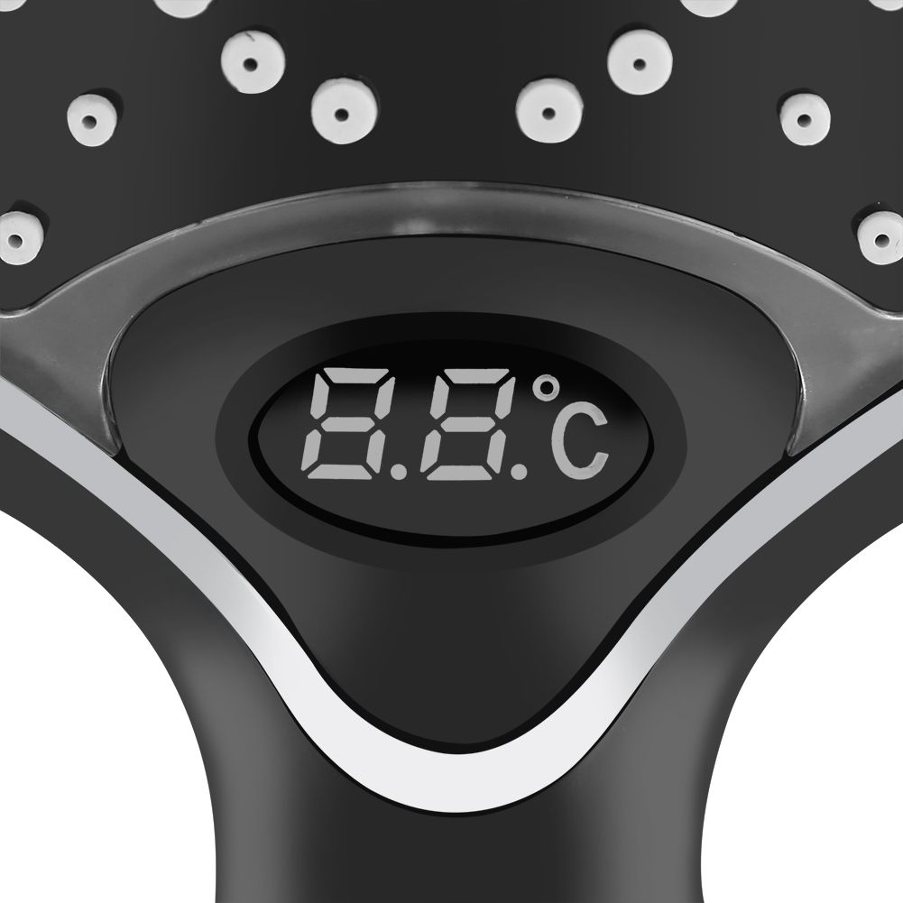 3 Color LED Handheld Bathroom Digital Temperature Display Shower Spray Head view 6