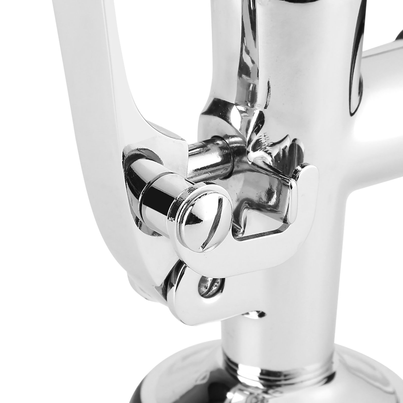 Pull Down Faucet Swivel Sink Tap Pre Rinse Spout Spray Head Kitchen view 6