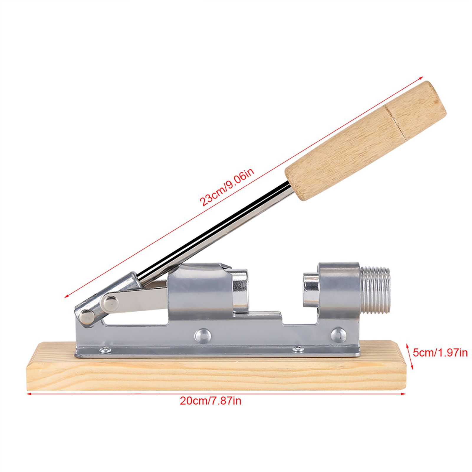 Mechanical Walnut Cracker Nut Opener Kitchen Tools Desktop Wood Base Handle view 14