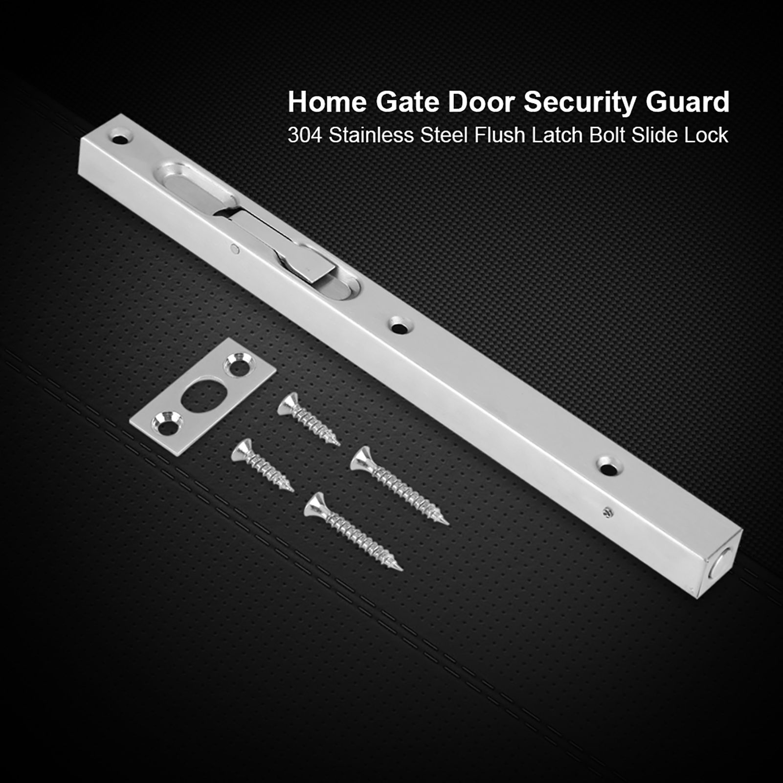 Home Gate Door Security Guard 304 Stainless Steel Flush Latch Bolt view 10