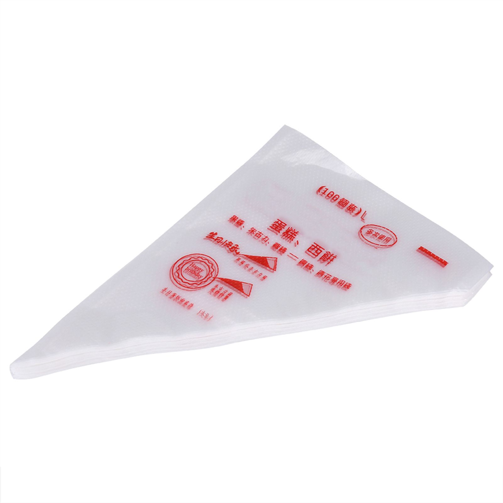 100pcs Food Grade Plastic Icing Piping Bags Pastry Fondant Cake Decorating Bag — image 1