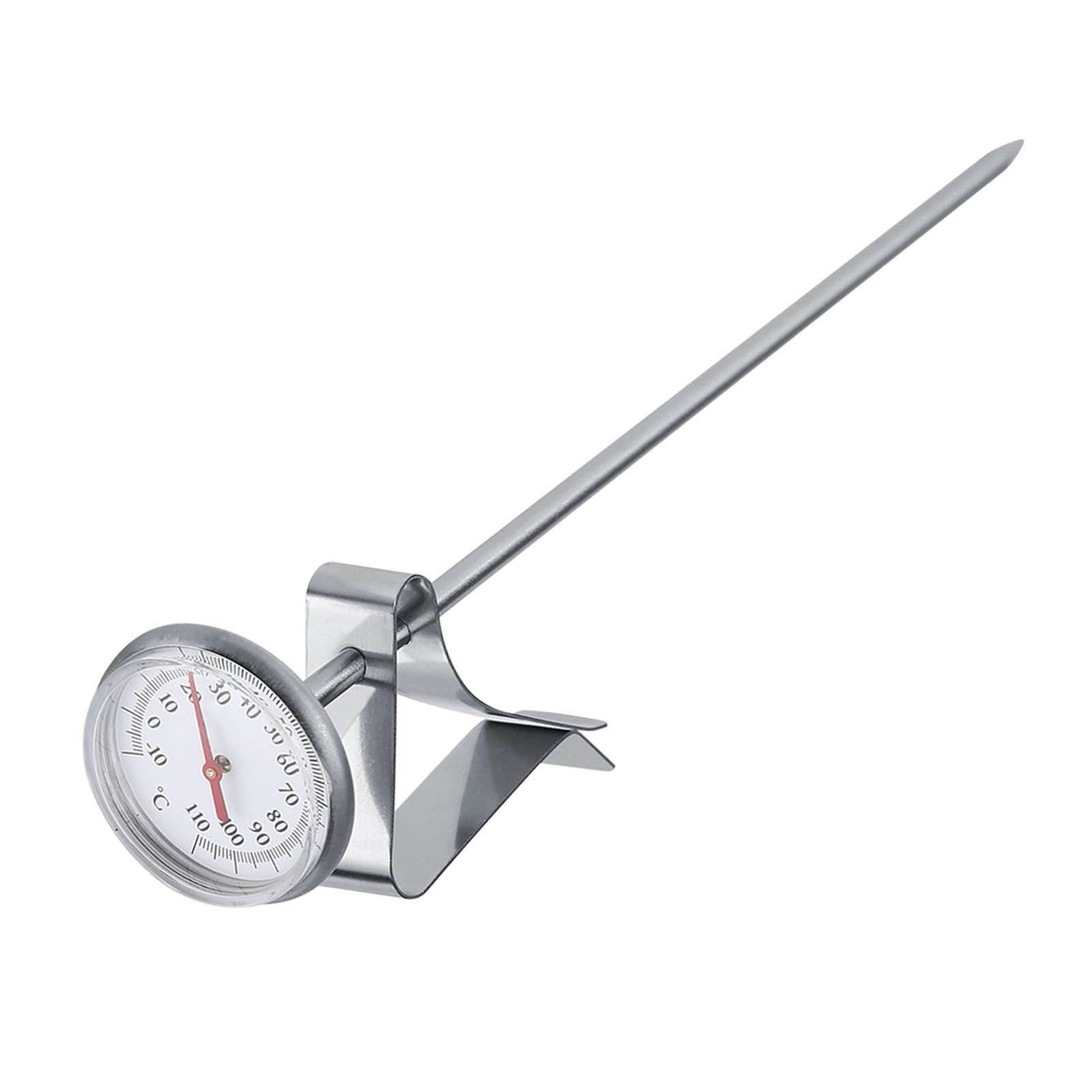 Stainless Steel Milk Thermometer -10~110℃ Easy to Clean Coffee Frothing view 8