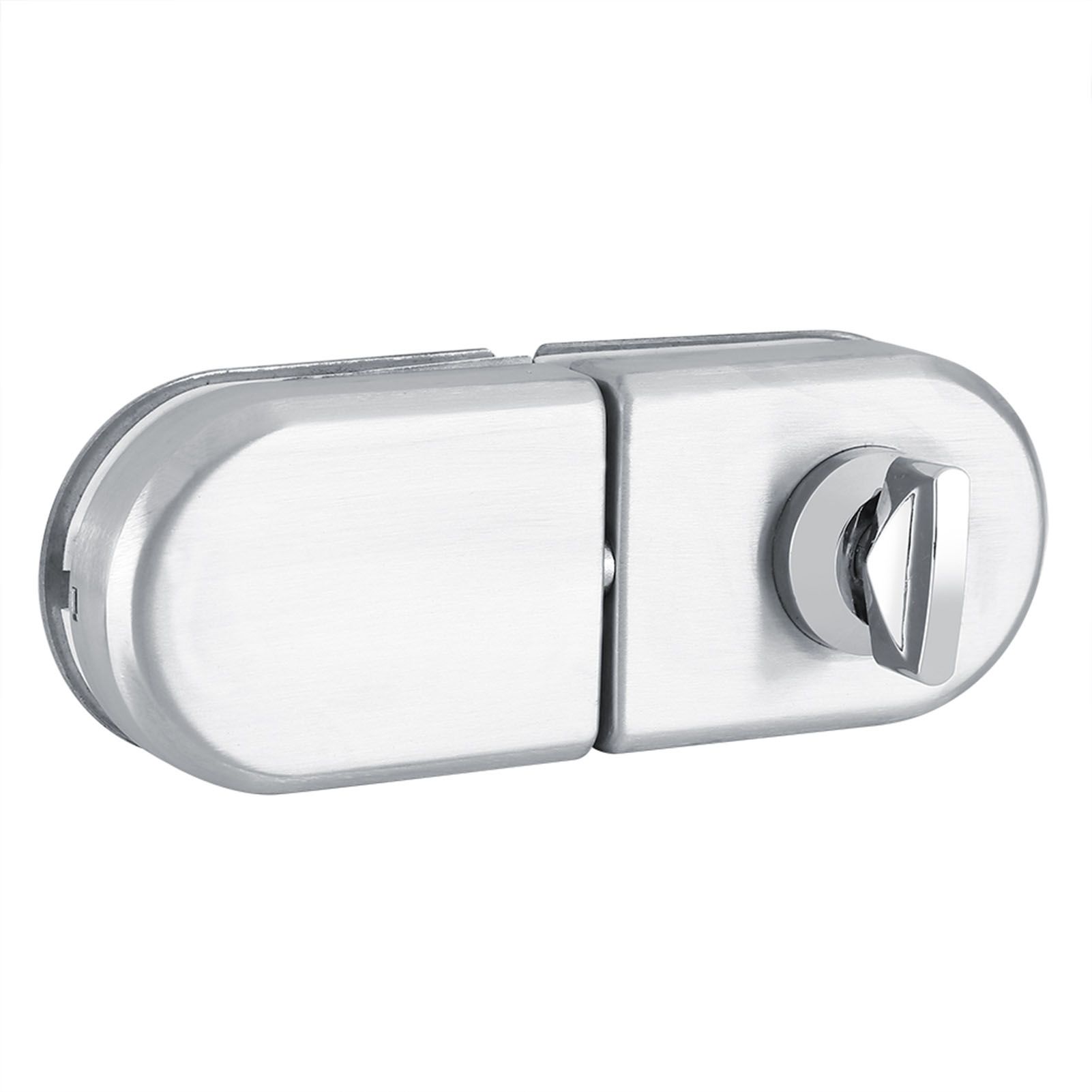 Stainless Steel 10~12mm Glass Door Lock Rotary Knob Open/Close Home Hotel view 4
