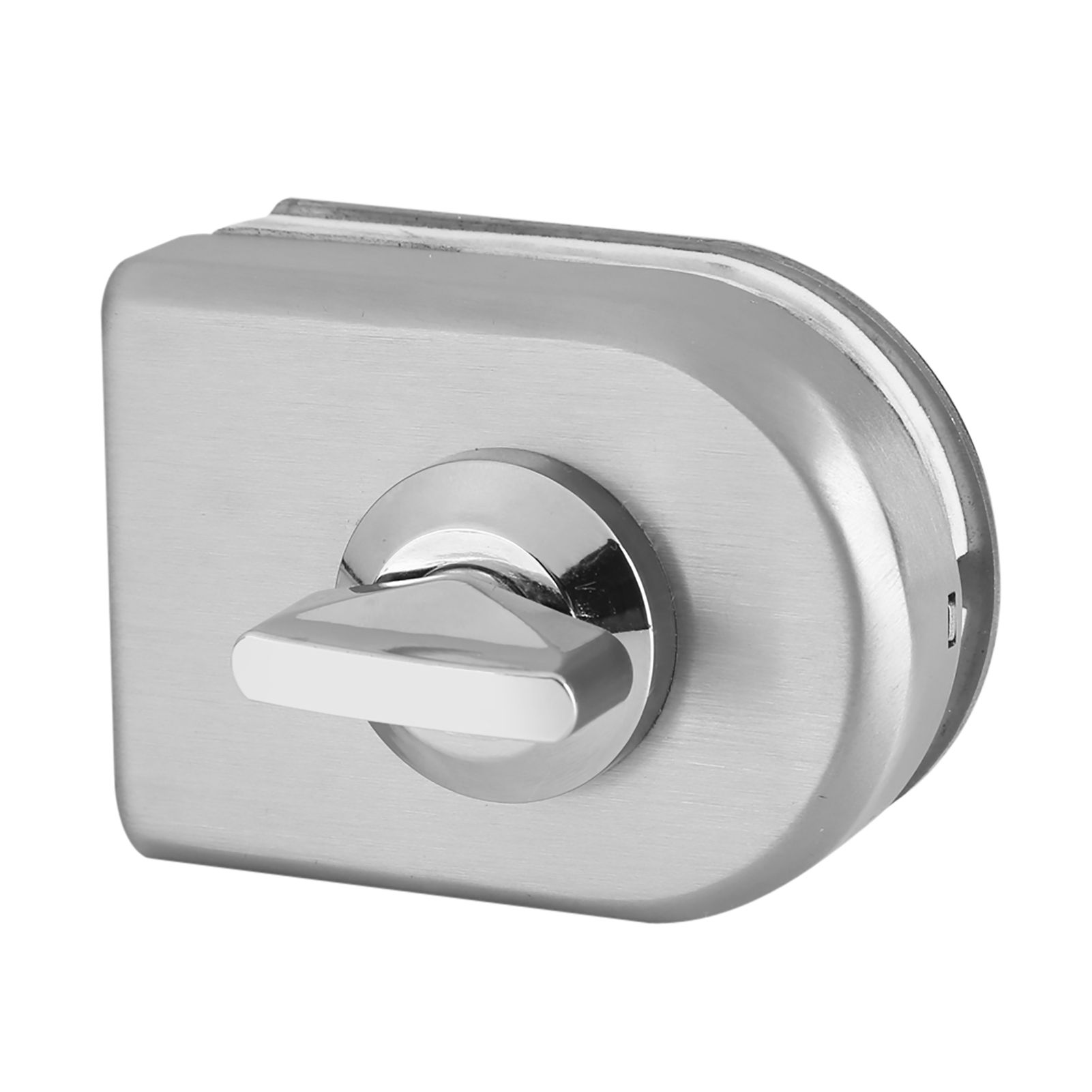 10~12mm Stainless Steel Glass Door Lock Latch Rotary Knob Open/Close Home view 8