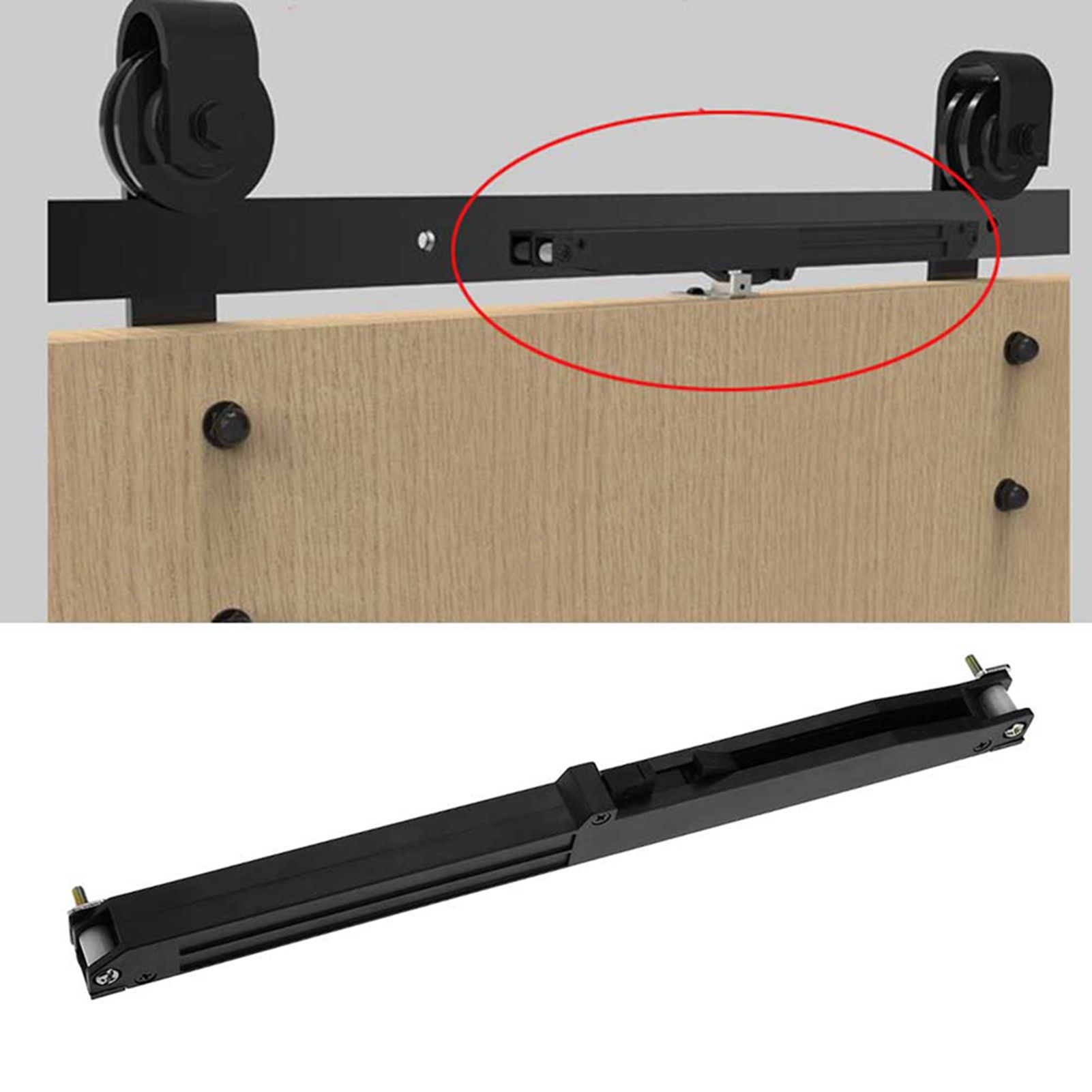 Soft Close Slides Mechanism Furniture Remission Accessory For Sliding Rail view 12
