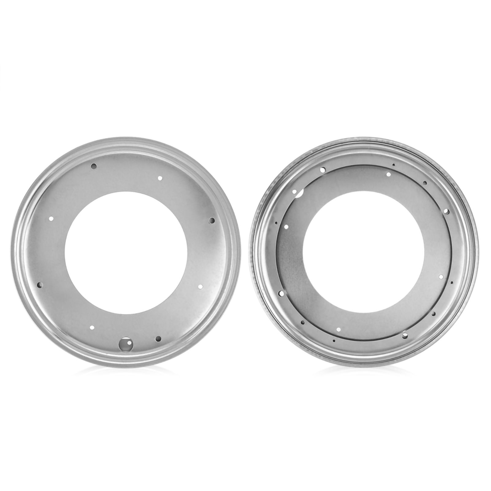 12inch Round Shape Galvanized Turntable Rotating Swivel Plate Kitchen Display view 5