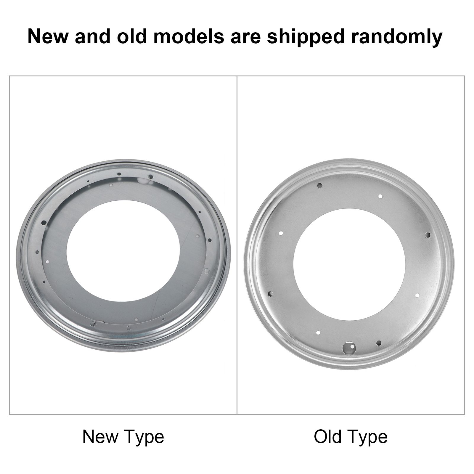 12inch Round Shape Galvanized Turntable Rotating Swivel Plate Kitchen Display view 14