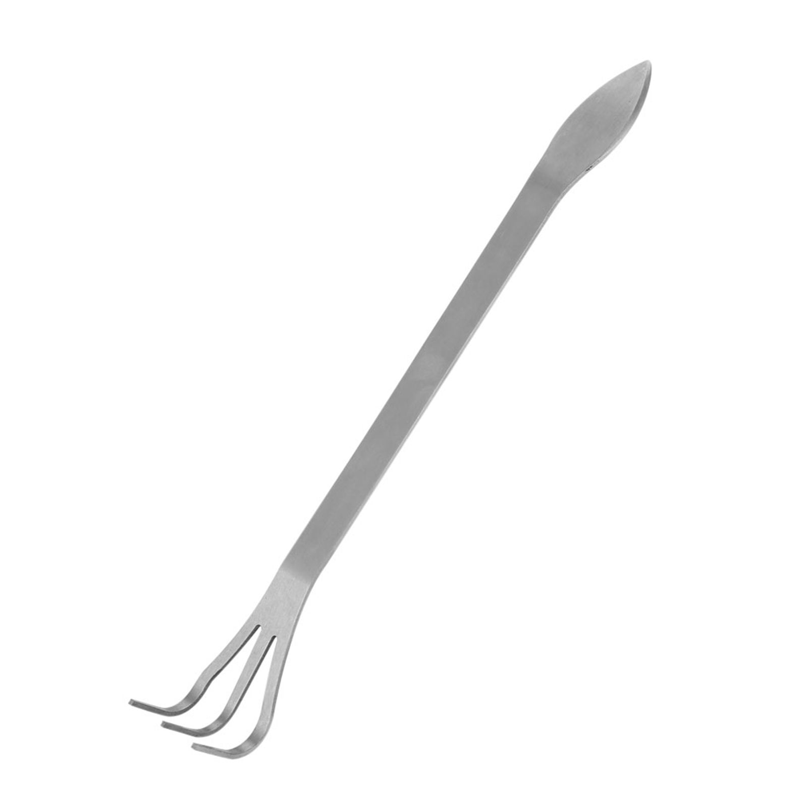 Stainless Steel Root Rake 3-Prong Loosen Soil Bonsai Tree Tools with Ergonomic view 4