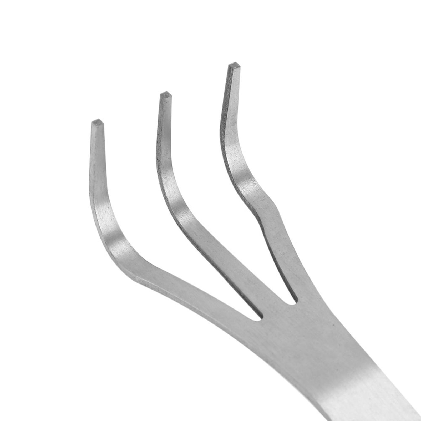 Stainless Steel Root Rake 3-Prong Loosen Soil Bonsai Tree Tools with Ergonomic view 13