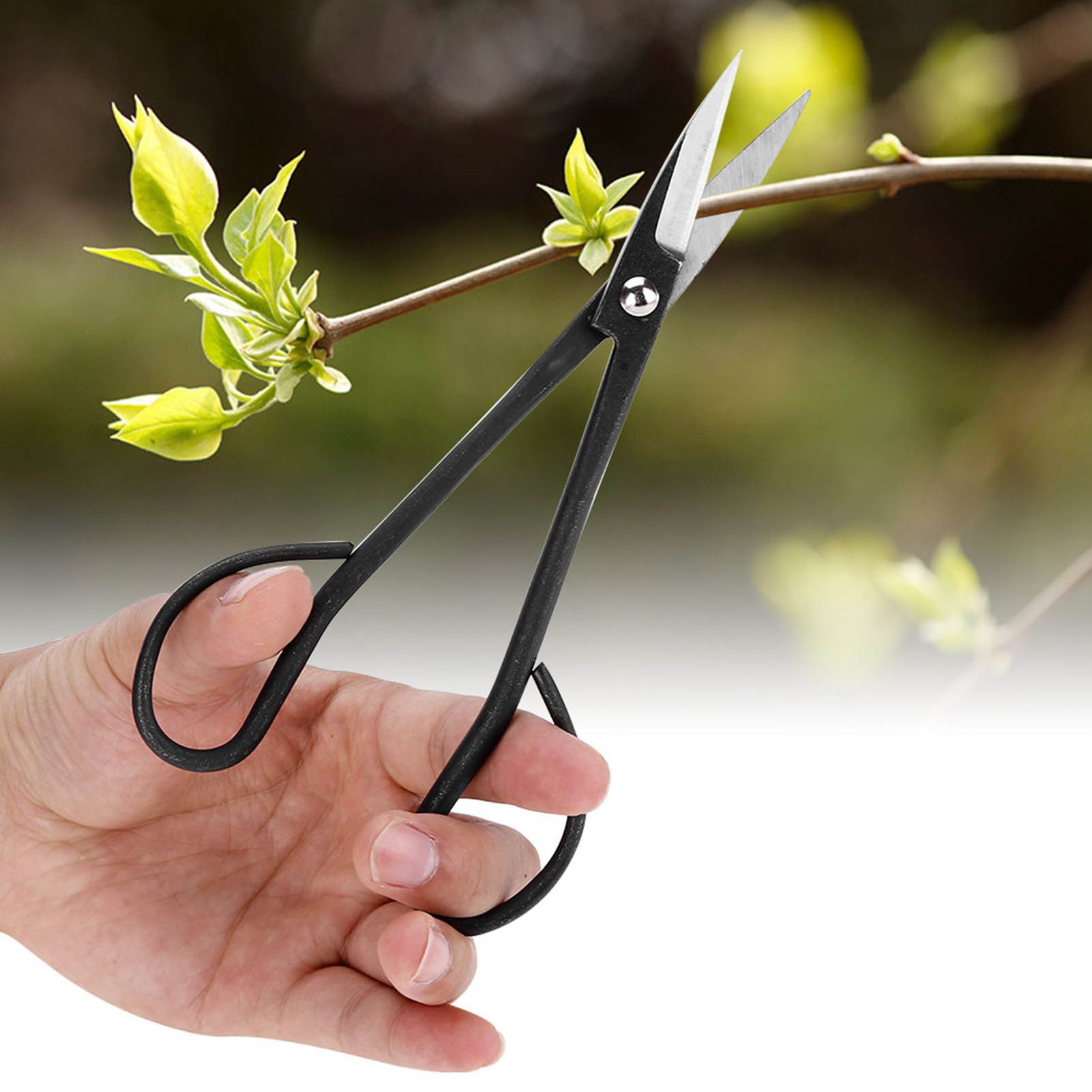 190mm Stainless Steel Garden Bonsai Scissors Shear Root Branch Trimming view 3