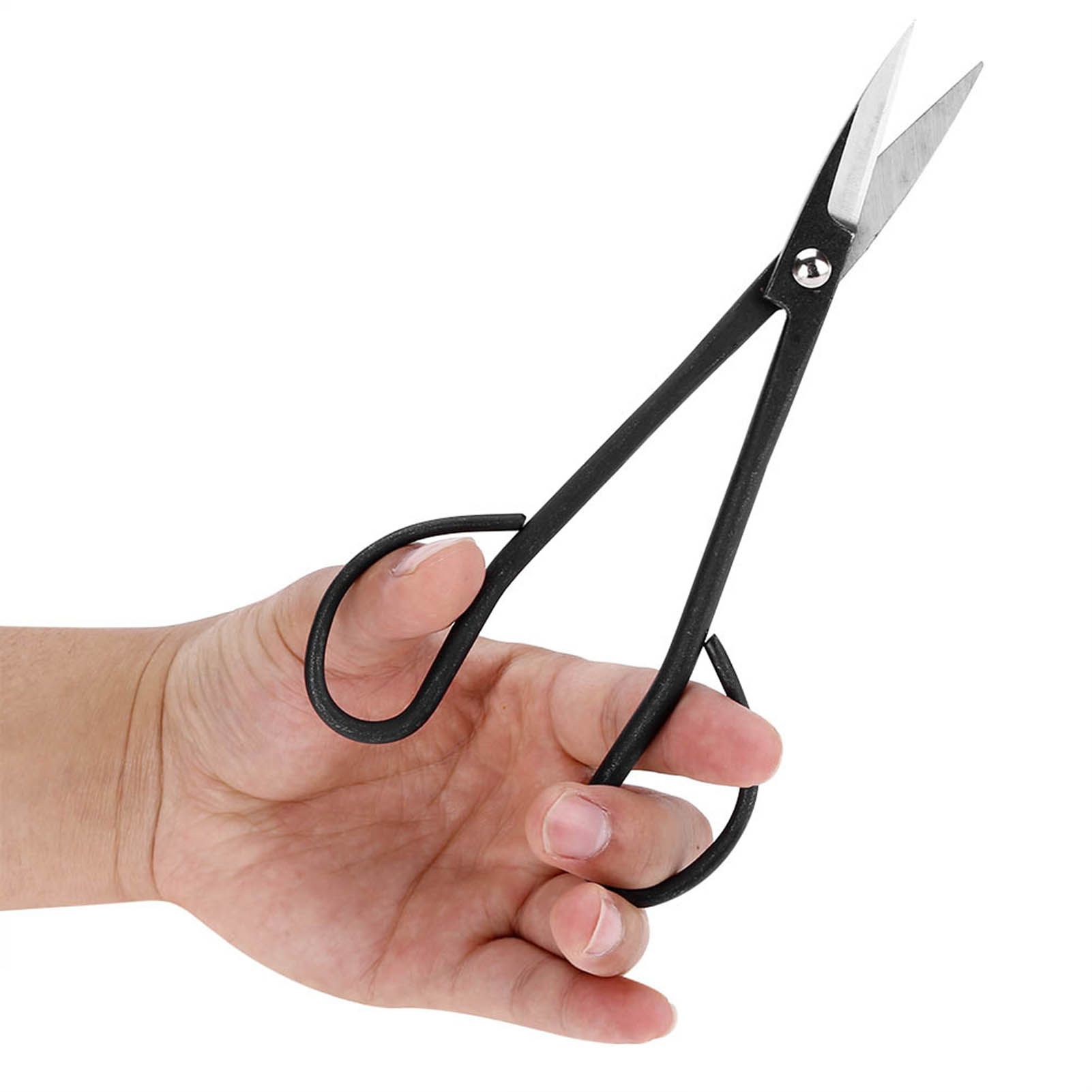 190mm Stainless Steel Garden Bonsai Scissors Shear Root Branch Trimming view 8