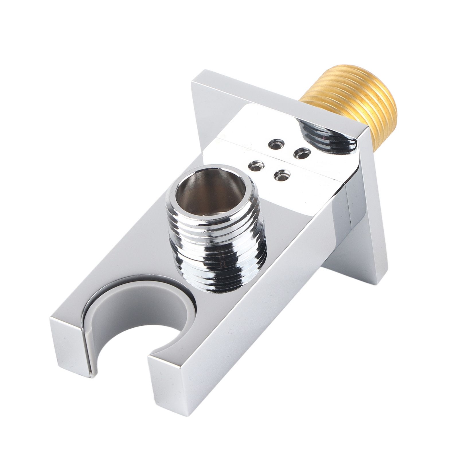 F‑Y290 Shower Outlet Elbow Holder For Hose Brass Head Bracket Wall Connector view 2