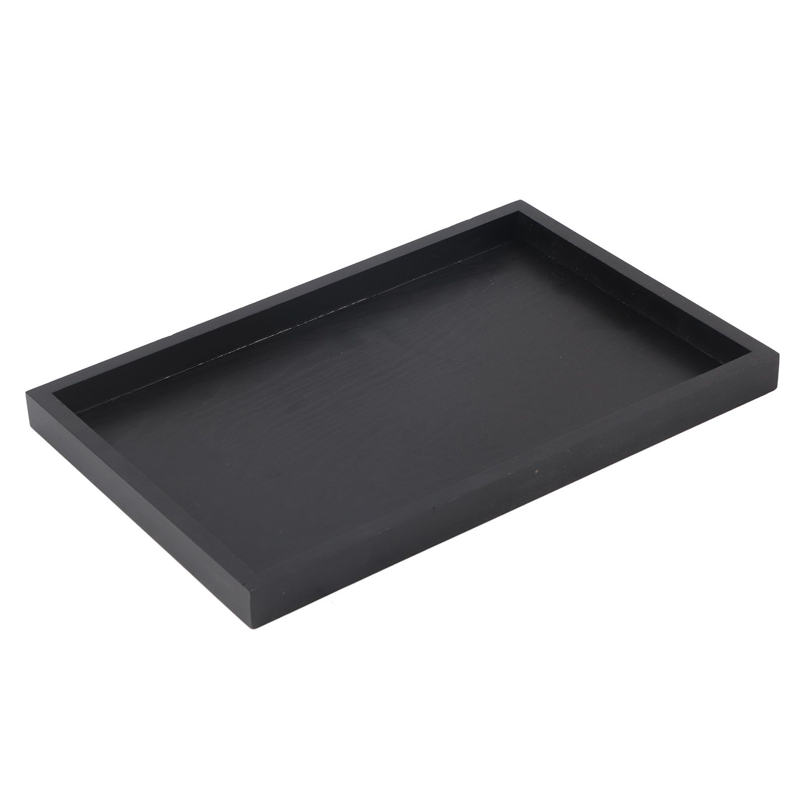Rectangle Shape Solid Wood Tea Coffee Snack Food Serving Tray Plate Restaurant view 2