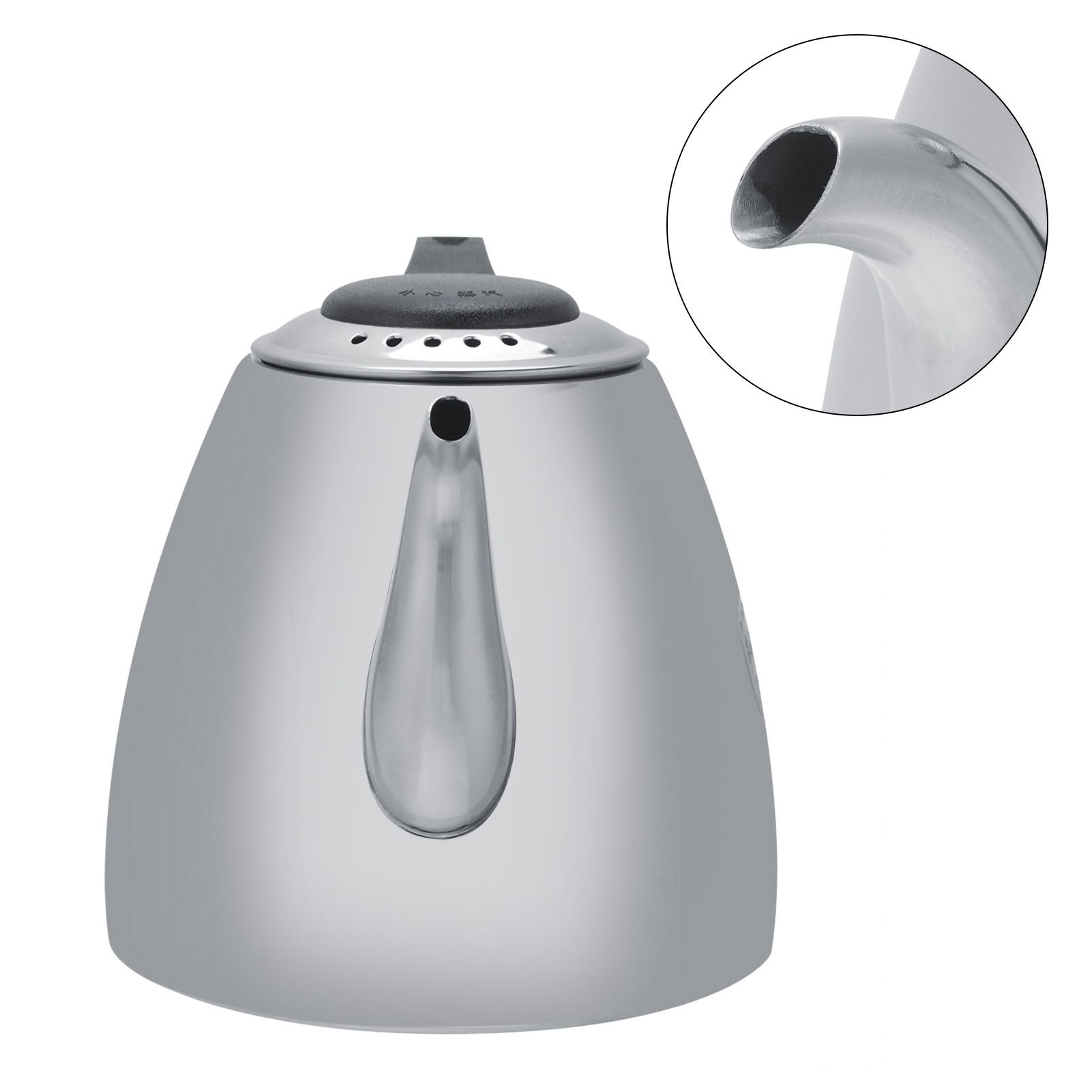 1.2l 1.5L Stainless Steel Stove Top Teapot Tea Coffee Pot Kettle Heat view 9
