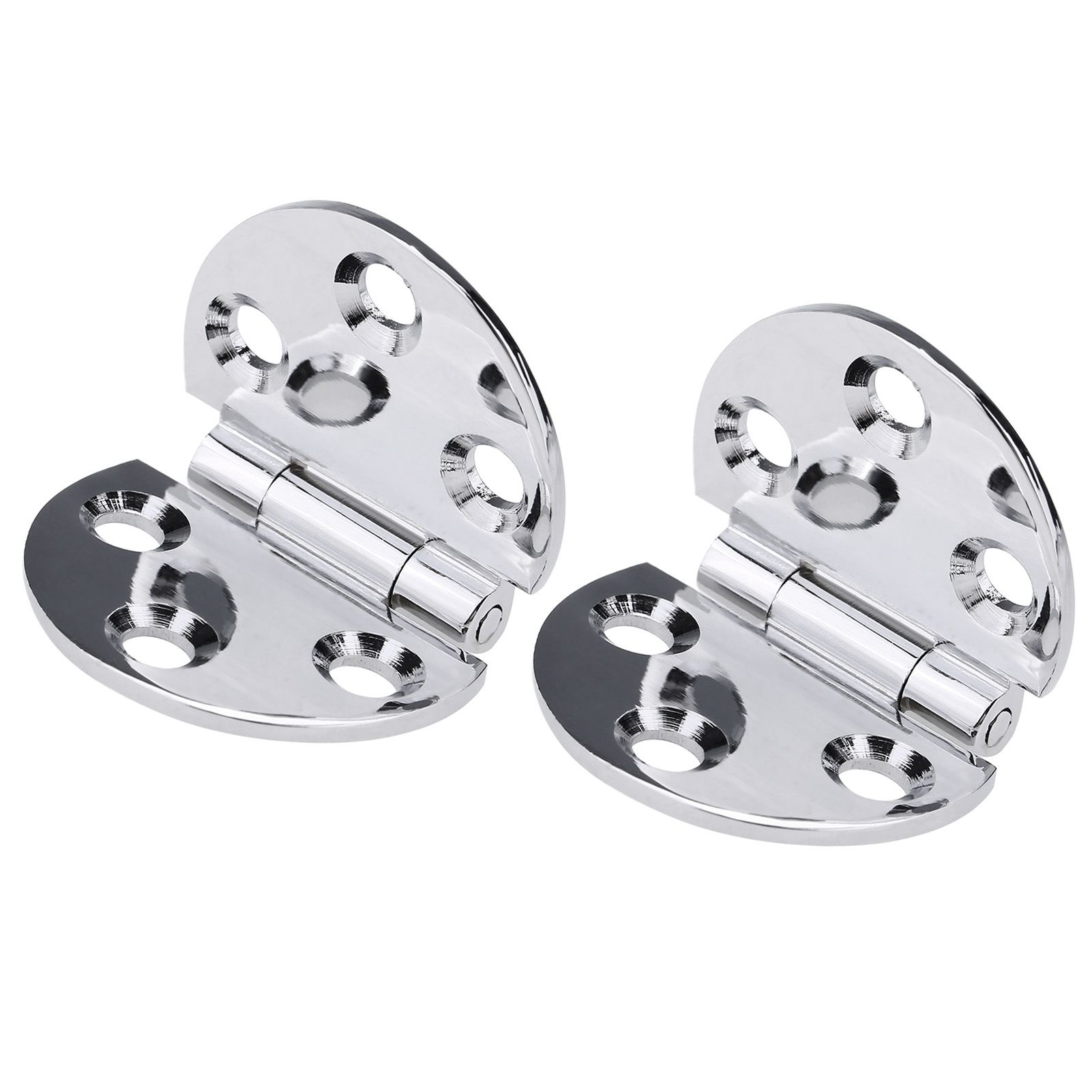 2PCS 180 Degree Copper Hinges for Folding Tabletop Sewing Machine Table view 3