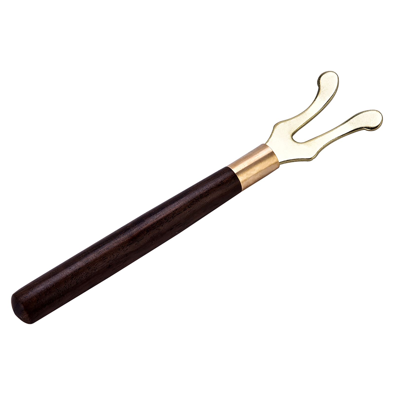 Tea Pot Heat Insulation Tea Clip Fork with Wooden Handle Cast Iron Head Coffee view 10