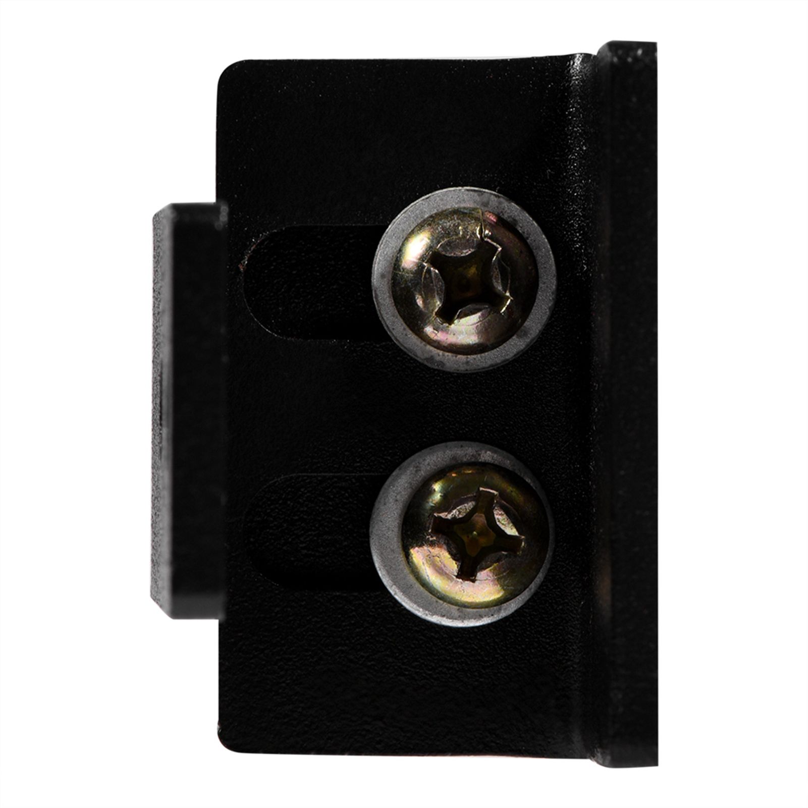 1pc Black Steel Hardware Sliding Barn Door Bottom Wall Mount Floor Guide with view 10