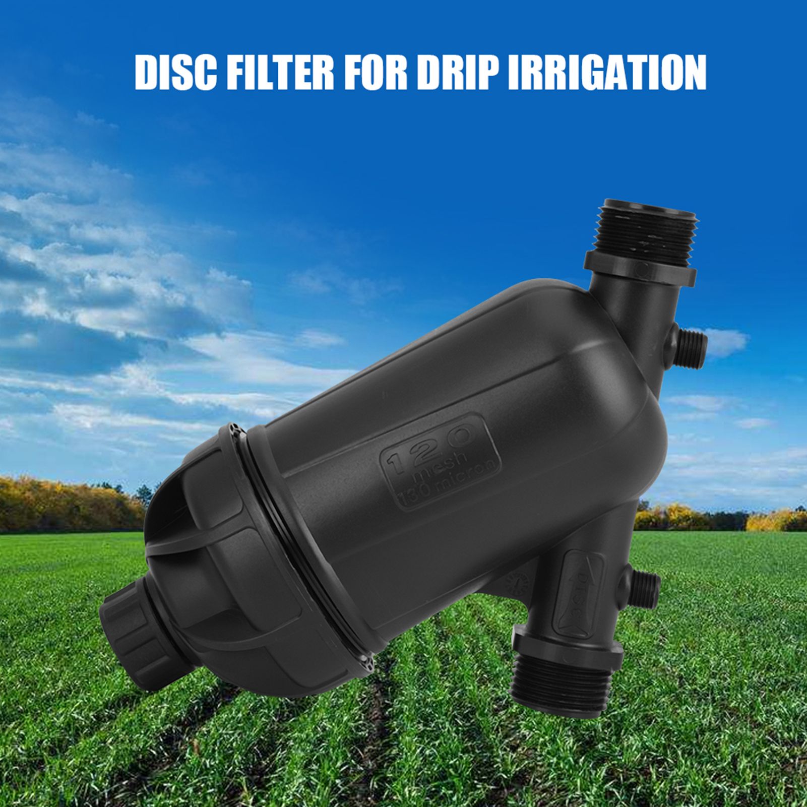 120 Mesh 130 Micron Level Disc Filter for Drip Irrigation Agriculture Garden view 4