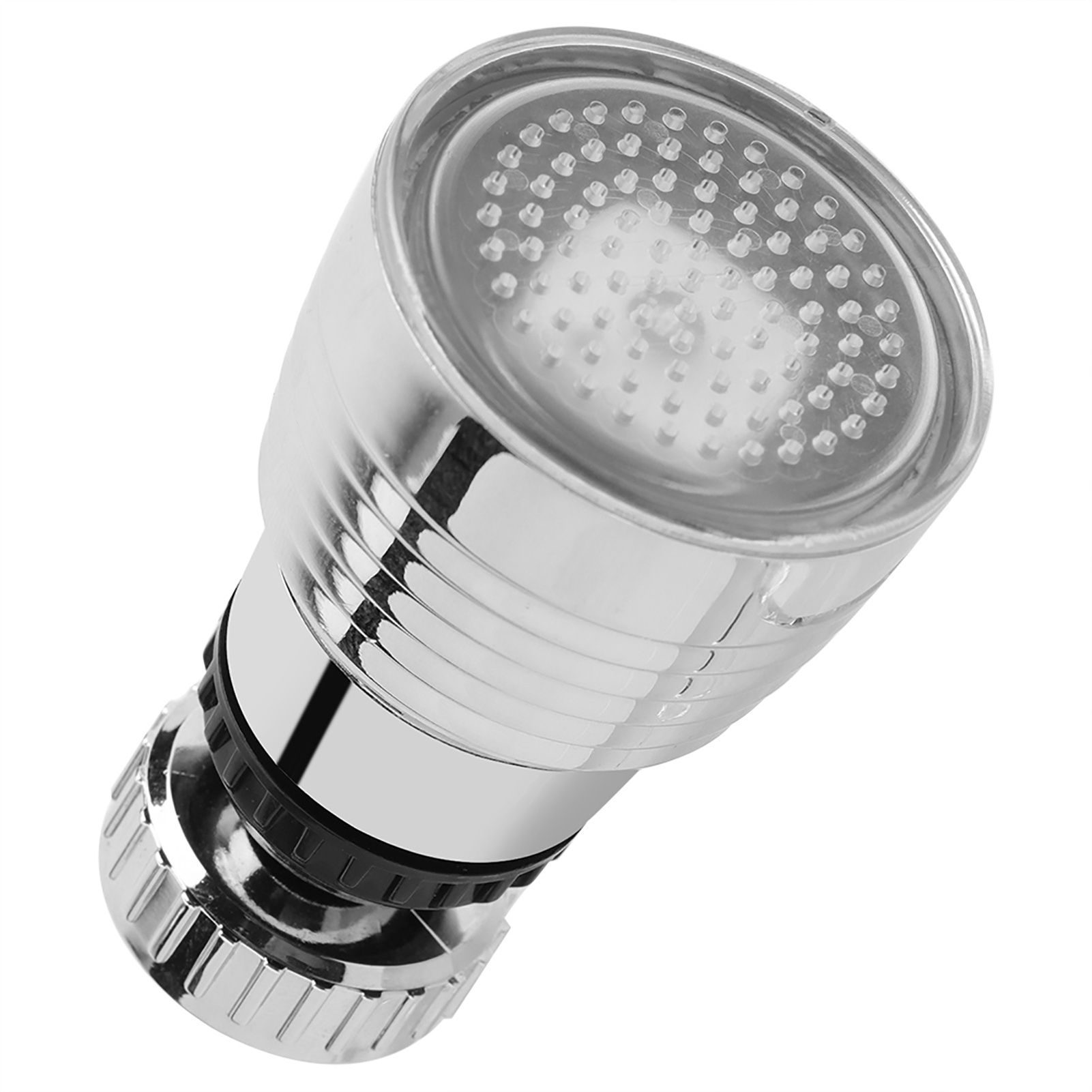 360°Swivel 3Colors Temperature Controlled LED Light Kitchen Sink Faucet Spray view 10