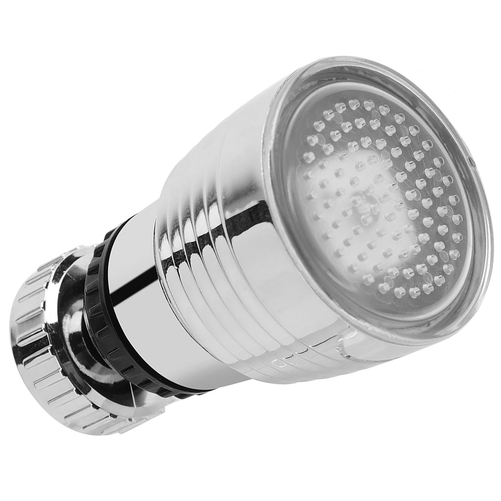 360°Swivel 3Colors Temperature Controlled LED Light Kitchen Sink Faucet Spray view 11