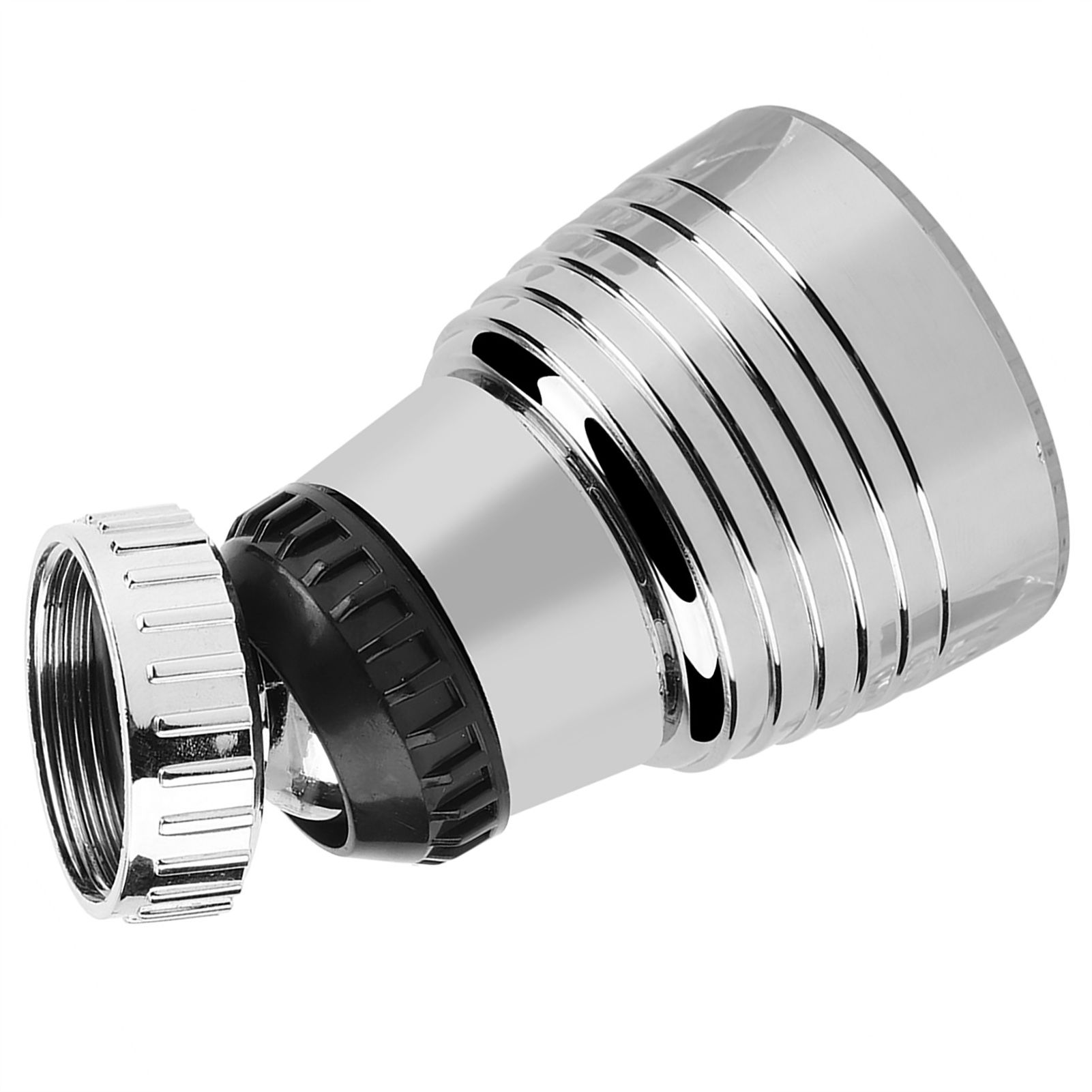 360°Swivel 3Colors Temperature Controlled LED Light Kitchen Sink Faucet Spray view 13