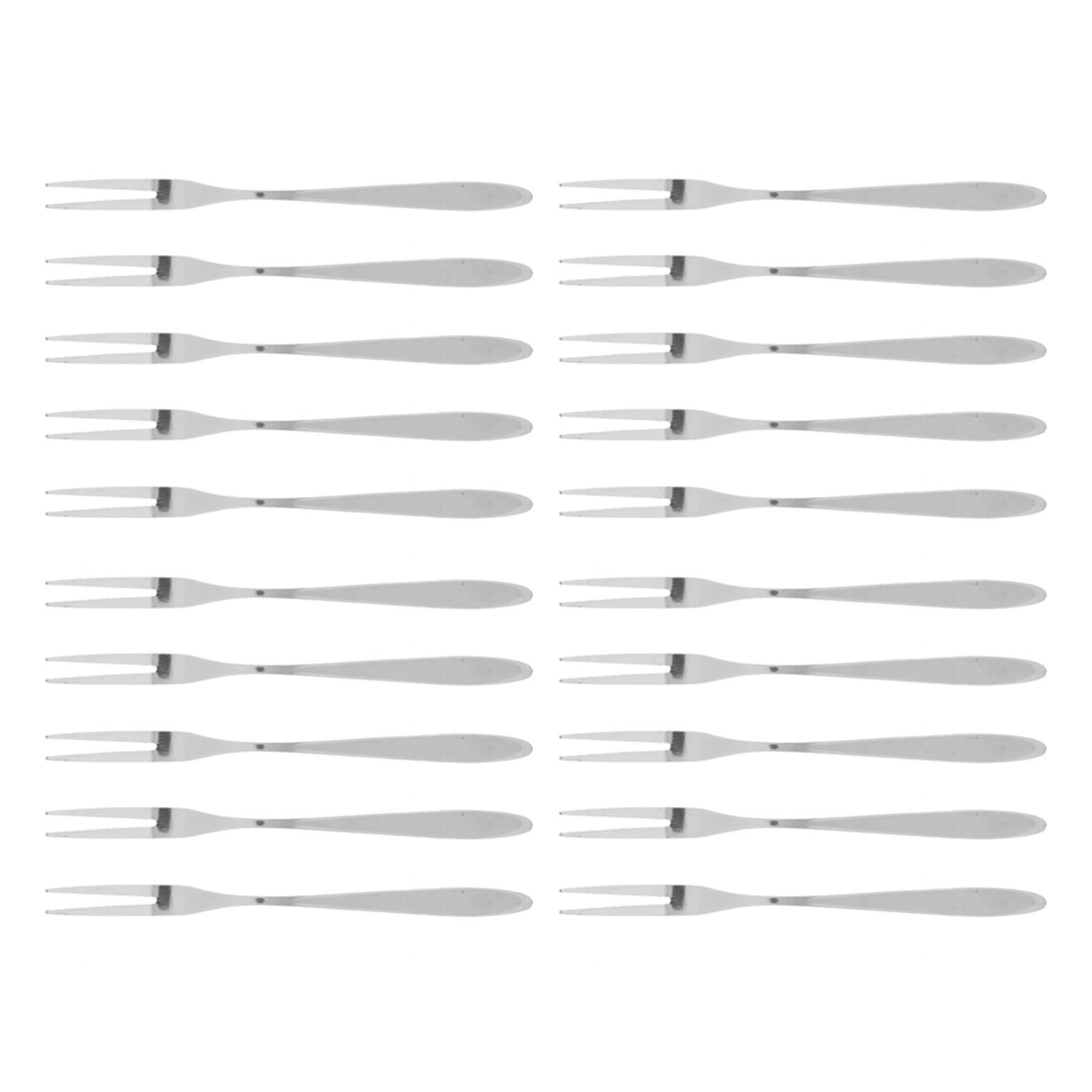 20Pcs/set Stainless Steel Fruit Fork Comfortable Long Handle Cake Desert Fruit view 7