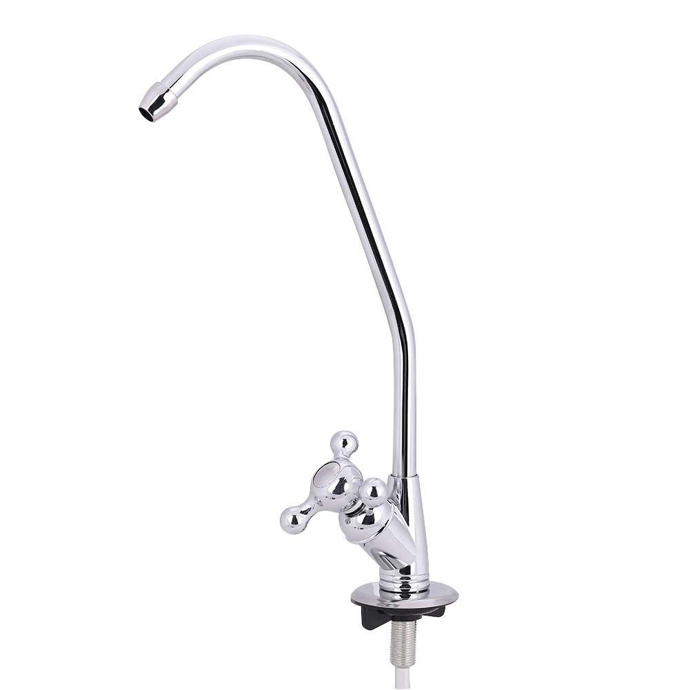 1/4'' Zinc Alloy Kitchen Faucet Tap Chrome Reverse Osmosis RO Drinking Water view 10