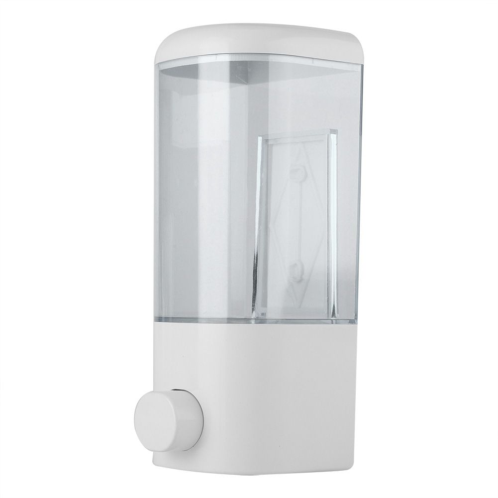 500ml Bathroom Hotel Wall Mounted Plastic Soap Liquid Shampoo Lotion Manual view 7