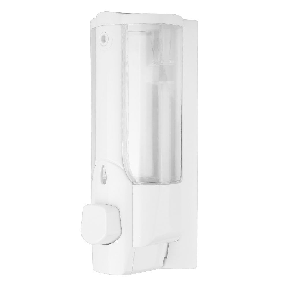 350ml Bathroom Hotel Wall Mounted Plastic Soap Liquid Shampoo Lotion Manual view 8