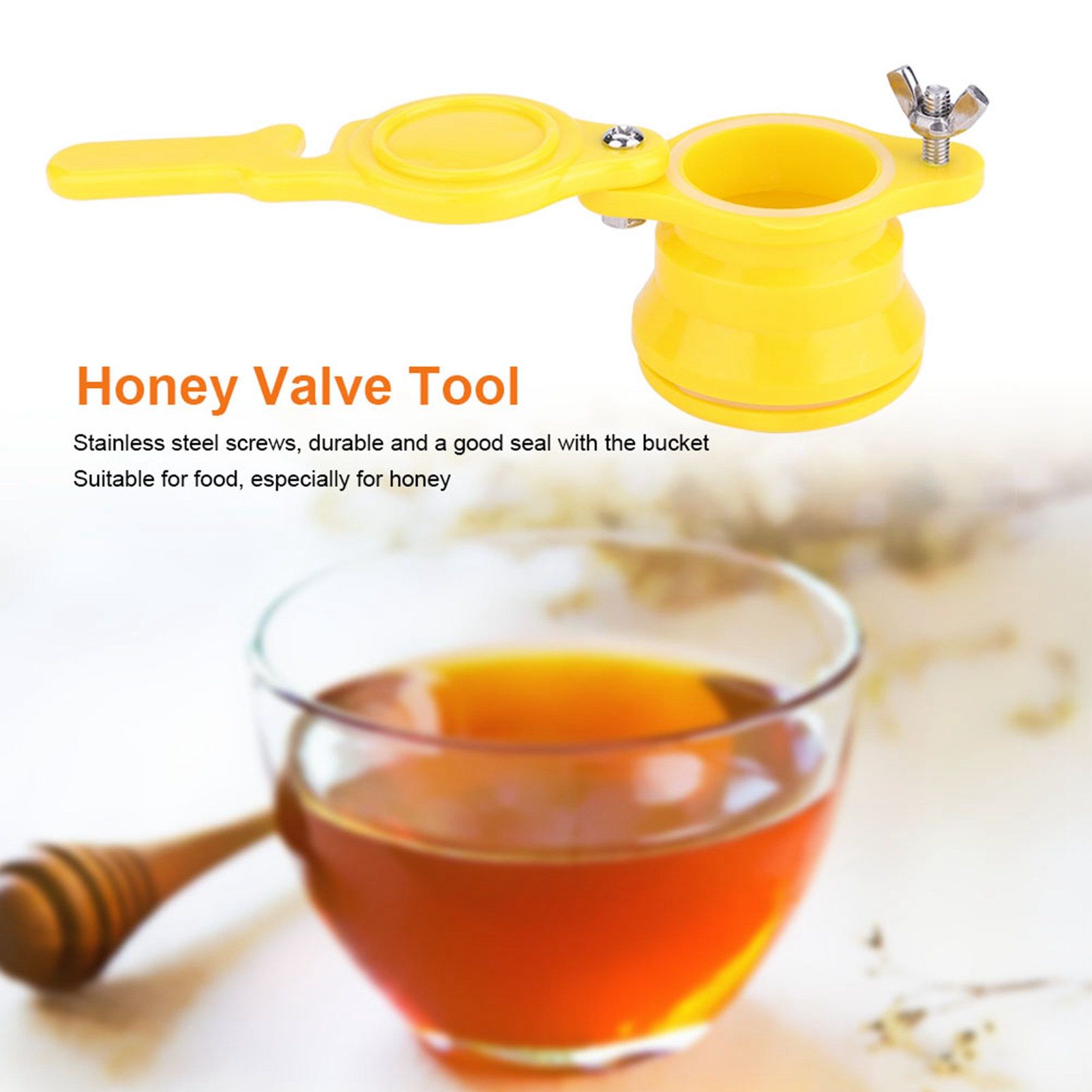 Bee Honey Tap Gate Valve Tool Beekeeping Extractor Bottling Equipment view 2