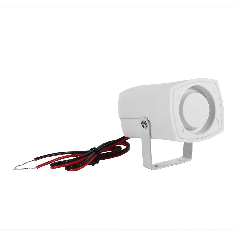 Wired Mini Horn Siren Loud Home Vehicle Security Sound Alarm System With