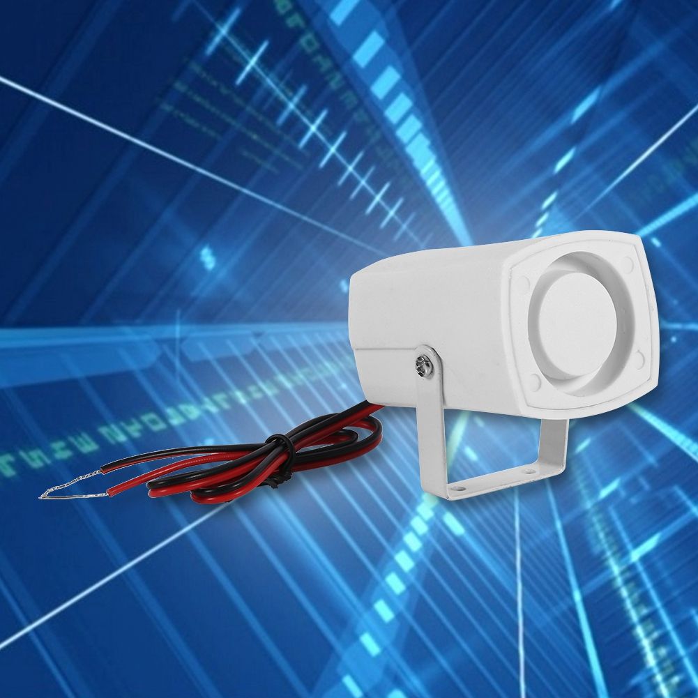 Wired Mini Horn Siren Loud Home Vehicle Security Sound Alarm System With view 7