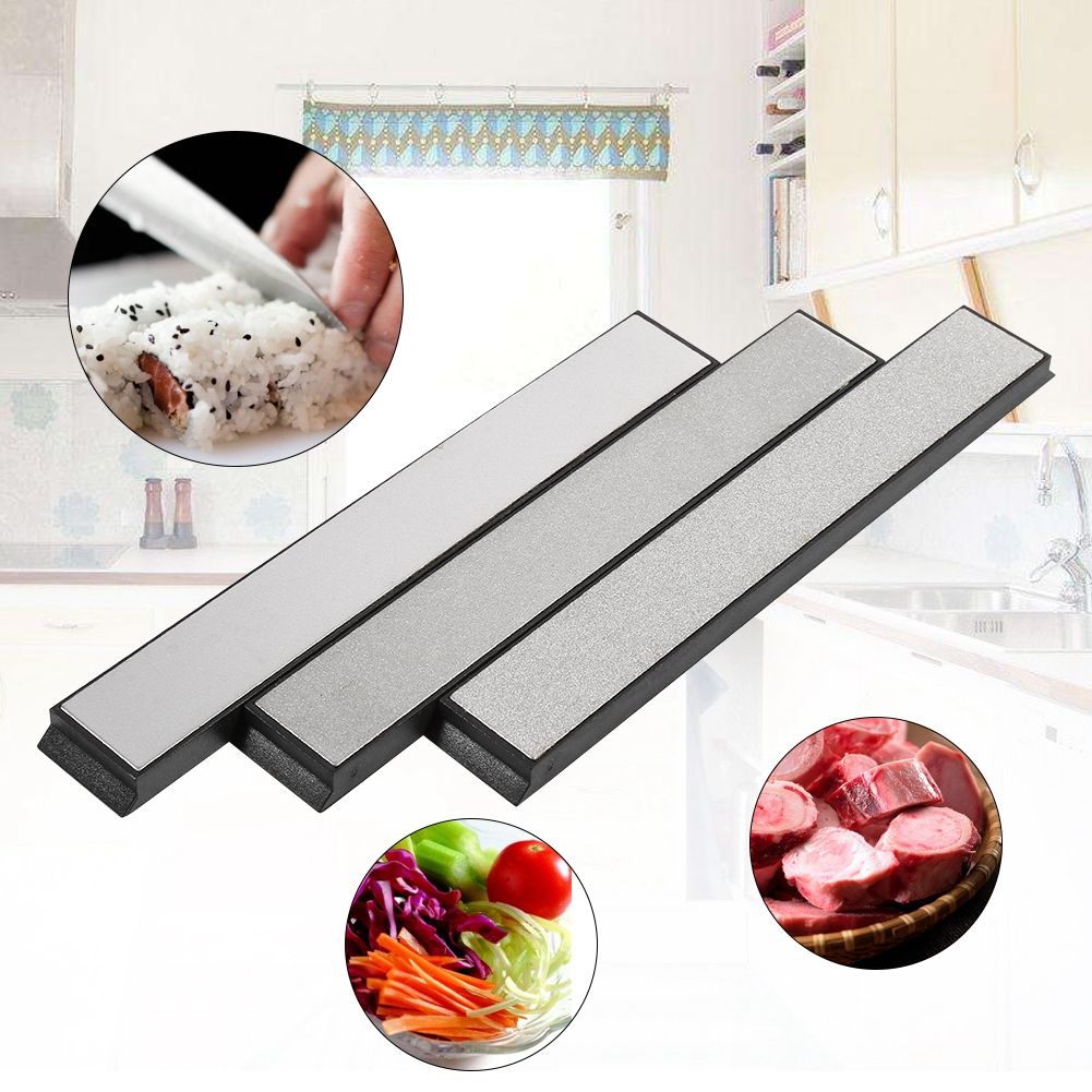 3Pcs/Pack 240/600/1000 Grit Kitchen Tool Sharpening Stone Knives Sharpener view 11