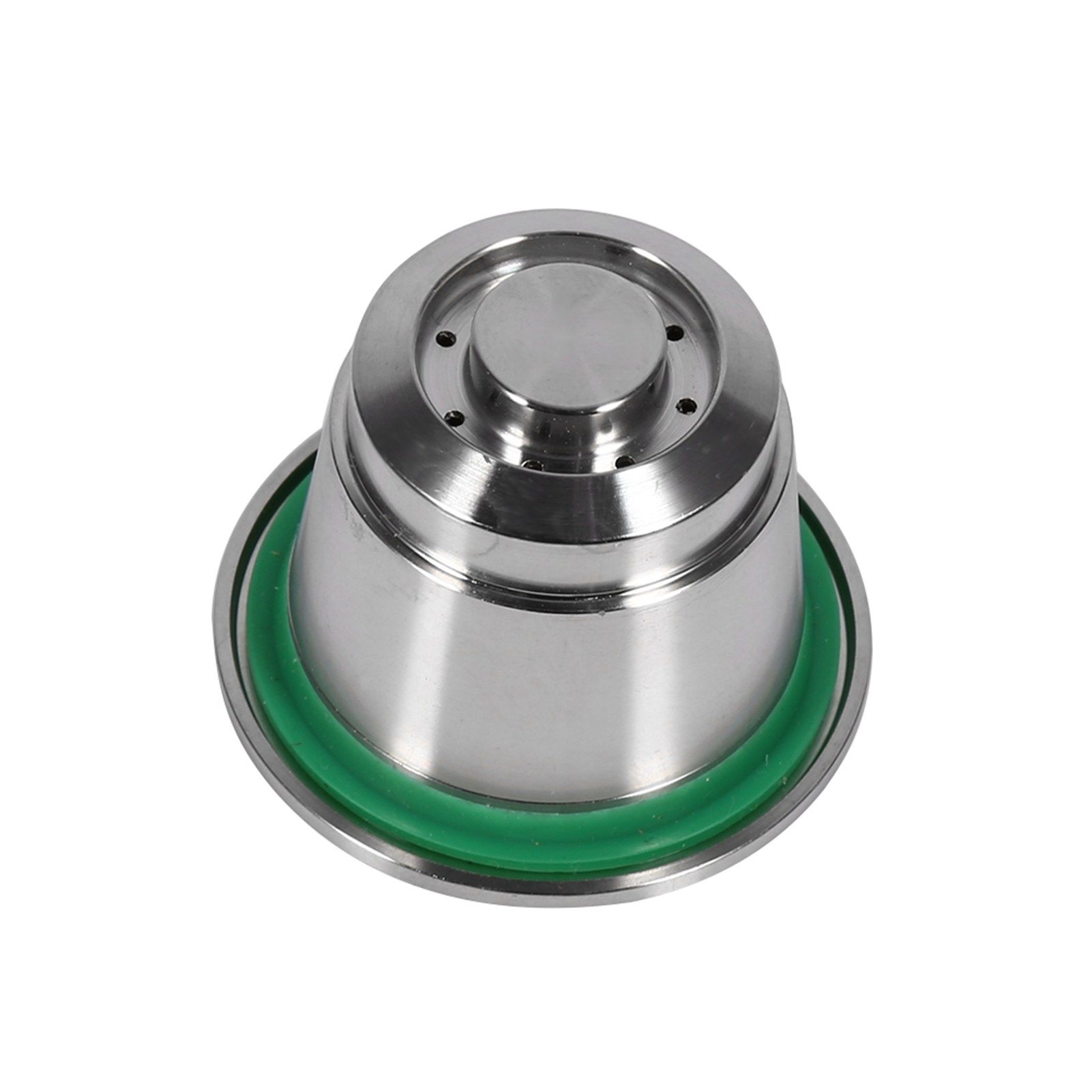 Stainless steel Refillable Reusable Coffee Capsule With Spoon Compatible For view 6
