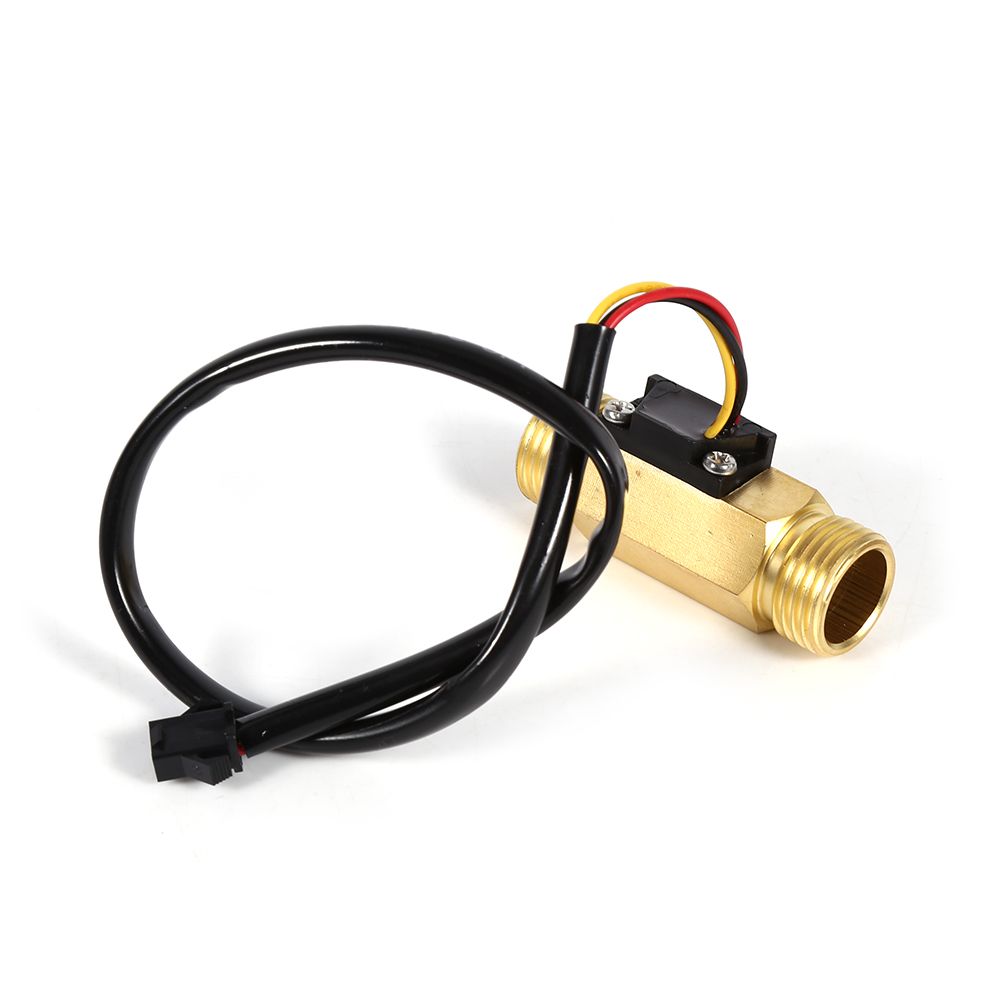 1Pc New G1/2" Copper Hall Effect Liquid Water Flow Sensor Switch Flowmeter view 6