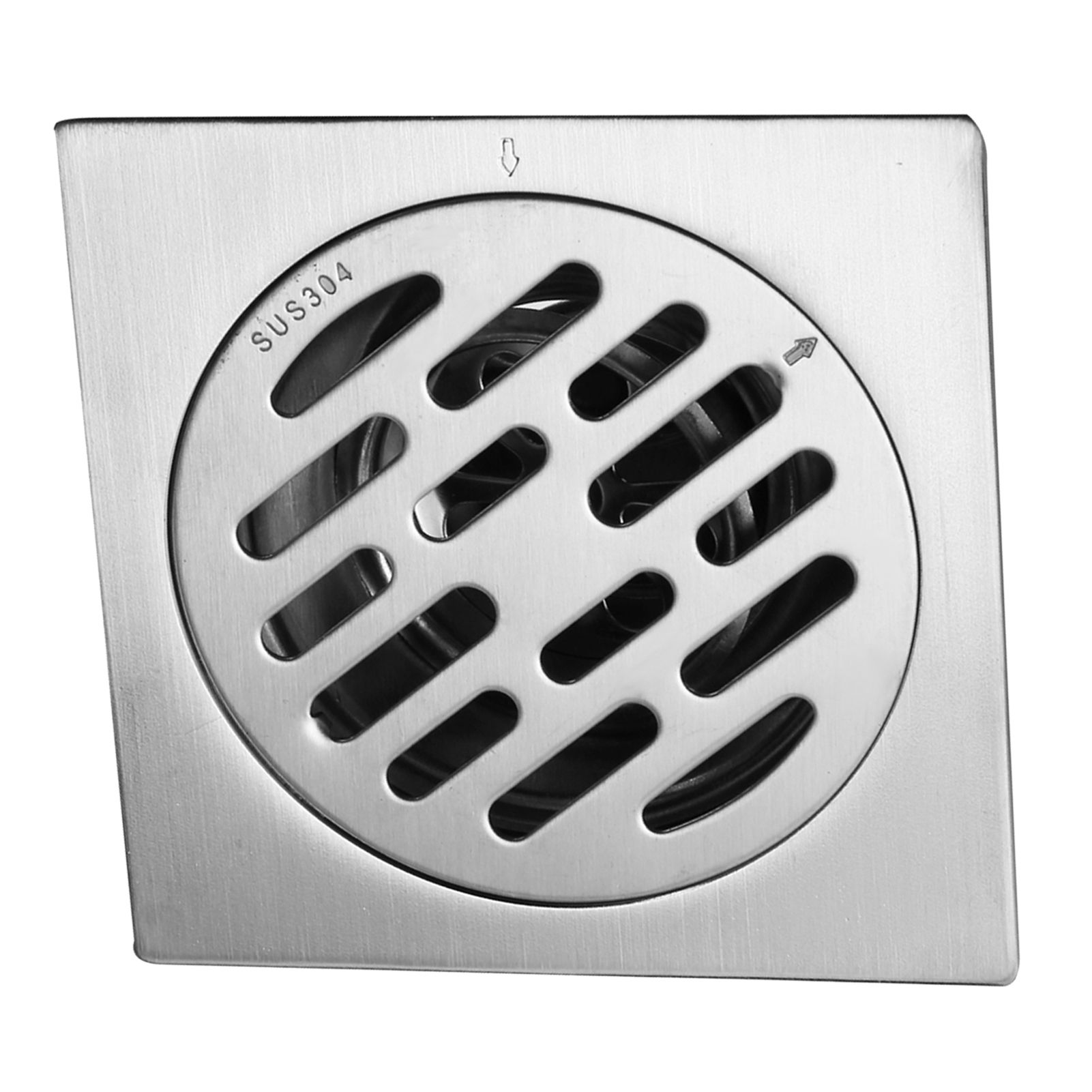 Thick Stainless Steel Square Antiodor Bathroom Floor Drain Cover Waste Gate view 7